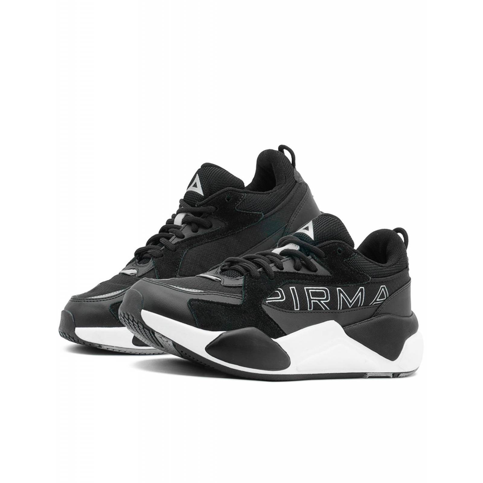 Tenis Pirma Urbano Para Hombre Cronos Color Negro 23-28 