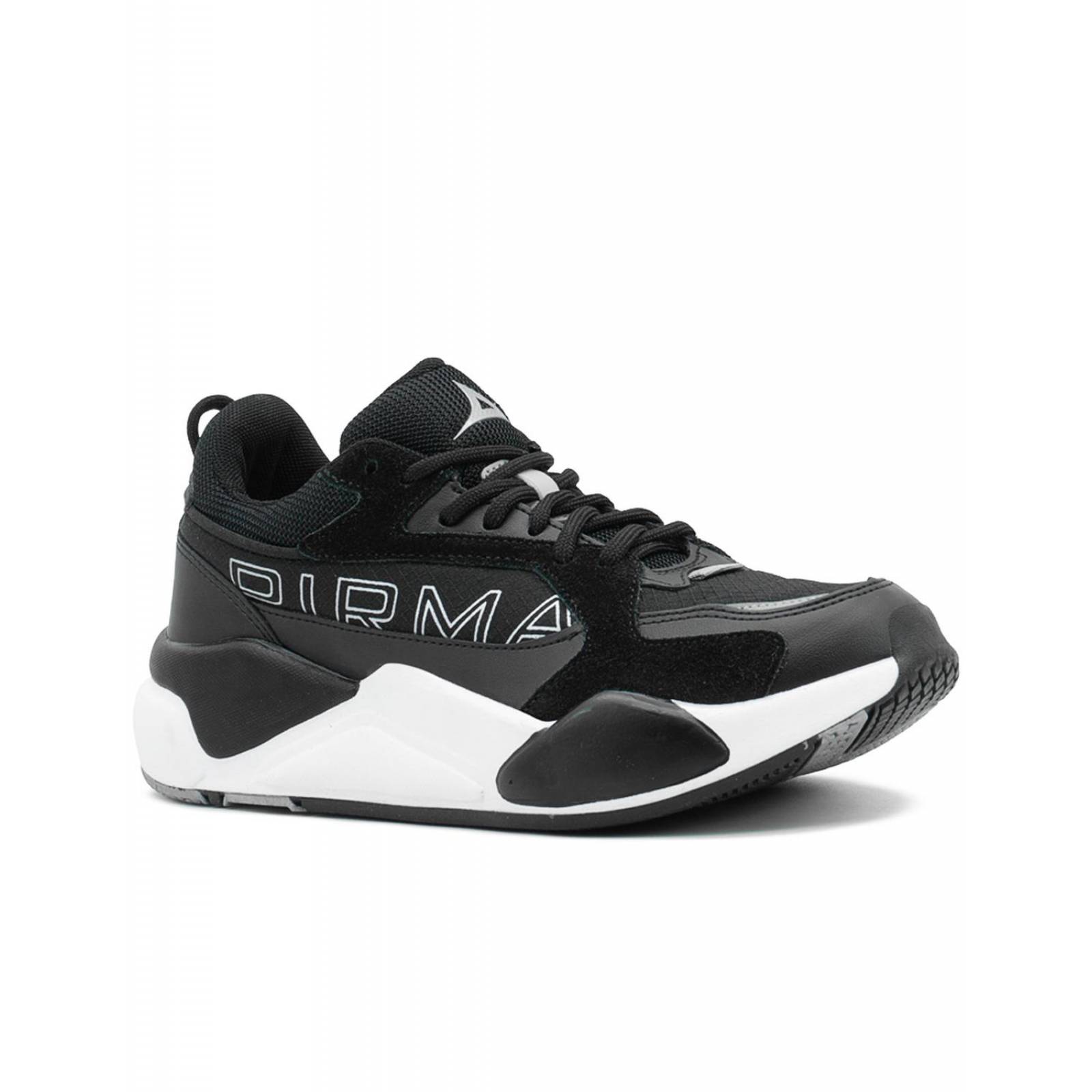 Tenis Pirma Urbano Para Hombre Cronos Color Negro 23-28 