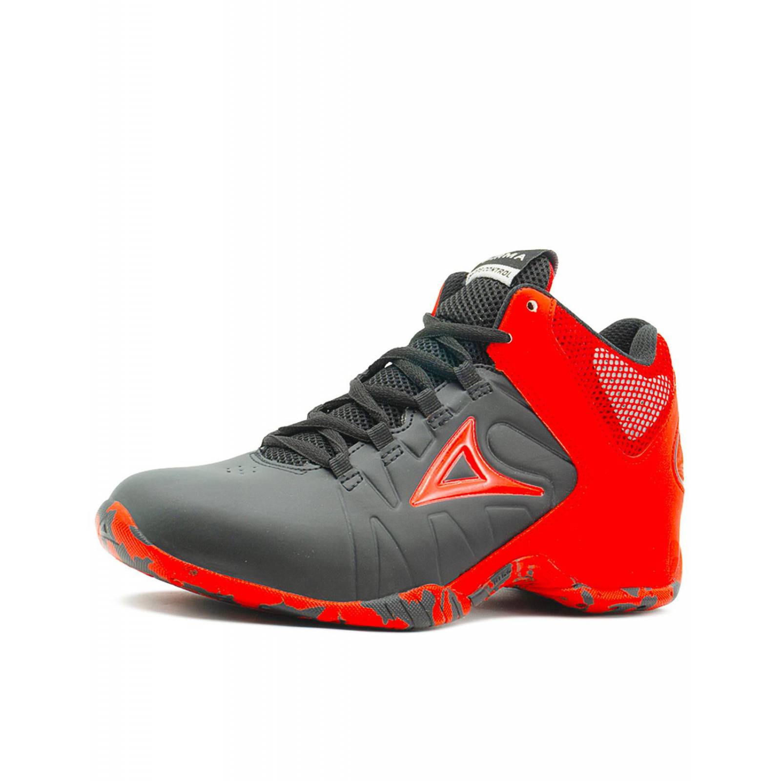 Tenis Pirma Para Hombre Deportivos Basquetbol Negro/Rojo II 