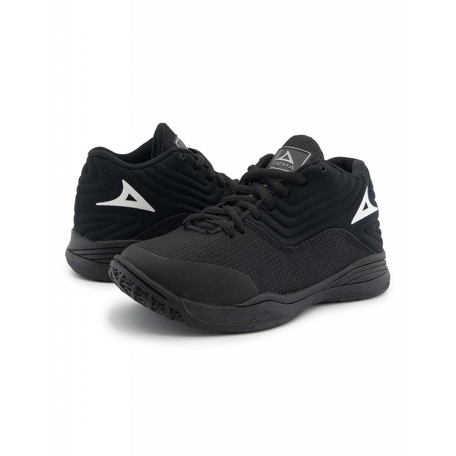 Tenis Pirma Para Niños Deportivos Basquetbol Color Negros 