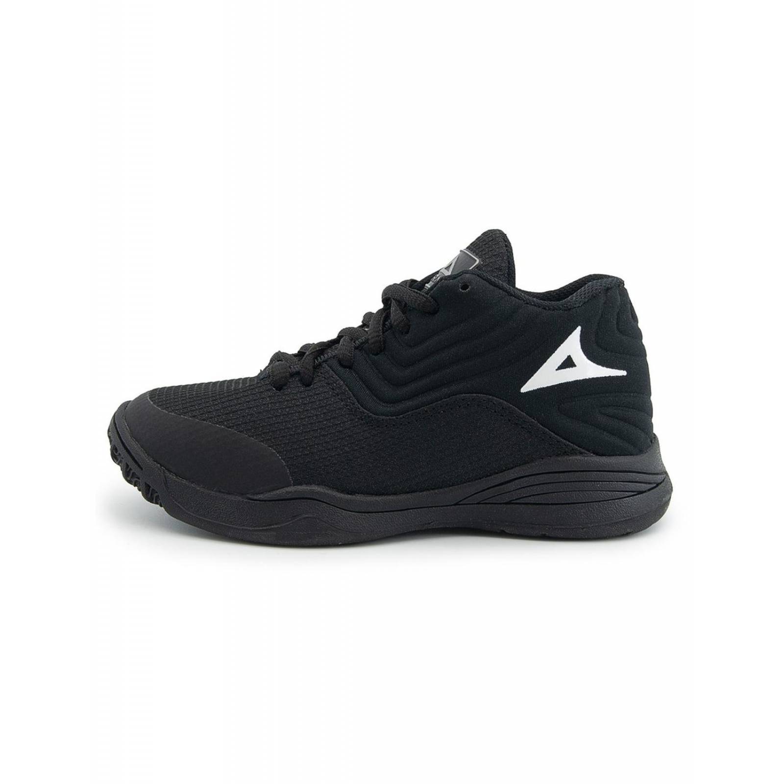 Tenis Pirma Para Niños Deportivos Basquetbol Color Negros 