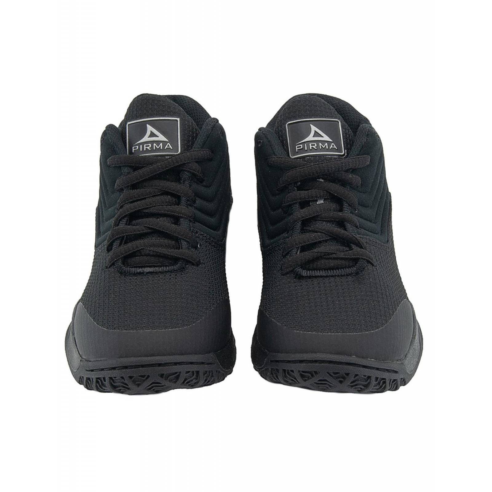 Tenis Pirma Para Niños Deportivos Basquetbol Color Negros 