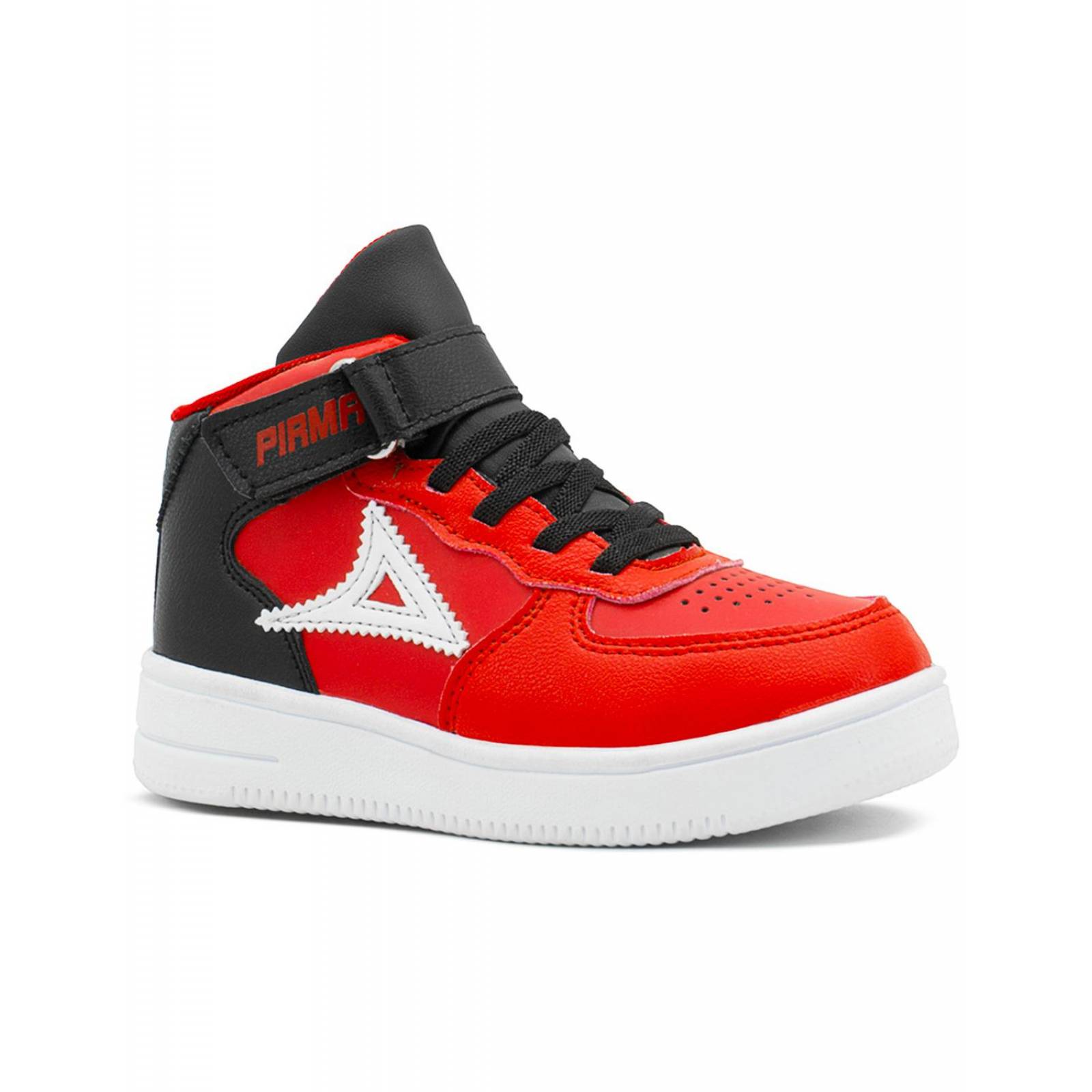 Tenis Pirma Para Niño Urbano Casuales Color Rojo/Negro 