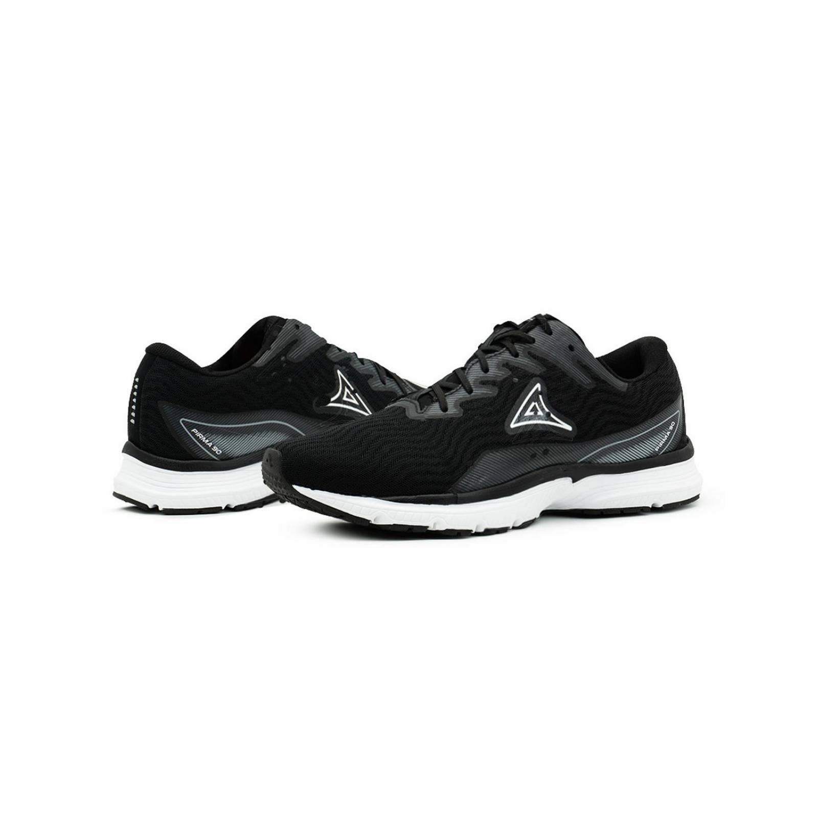 Tenis Pirma Running Para Hombre Sport Color Negro/Blanco 