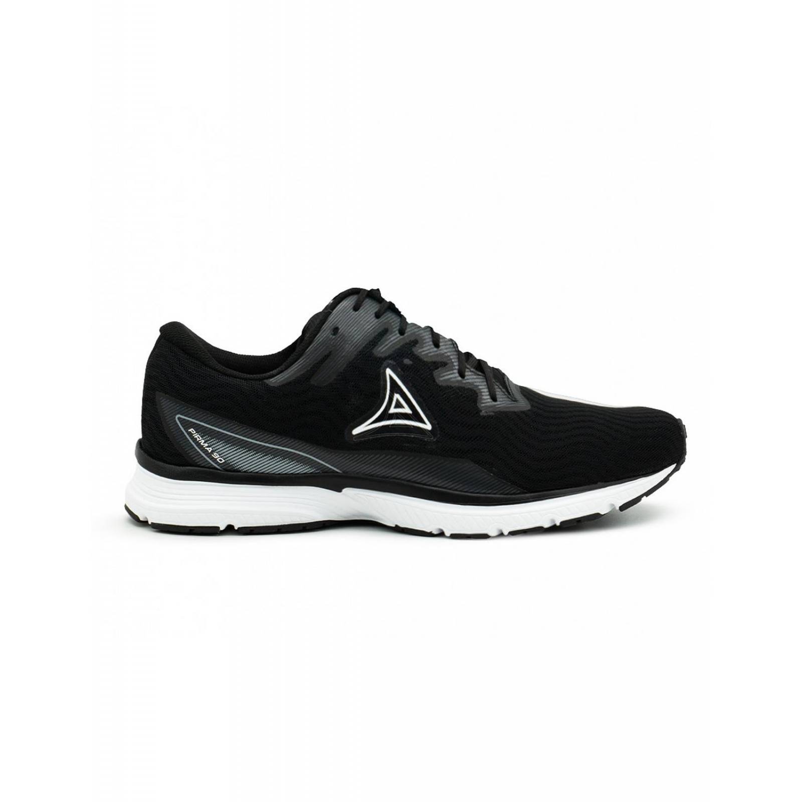 Tenis Pirma Running Para Hombre Sport Color Negro/Blanco 