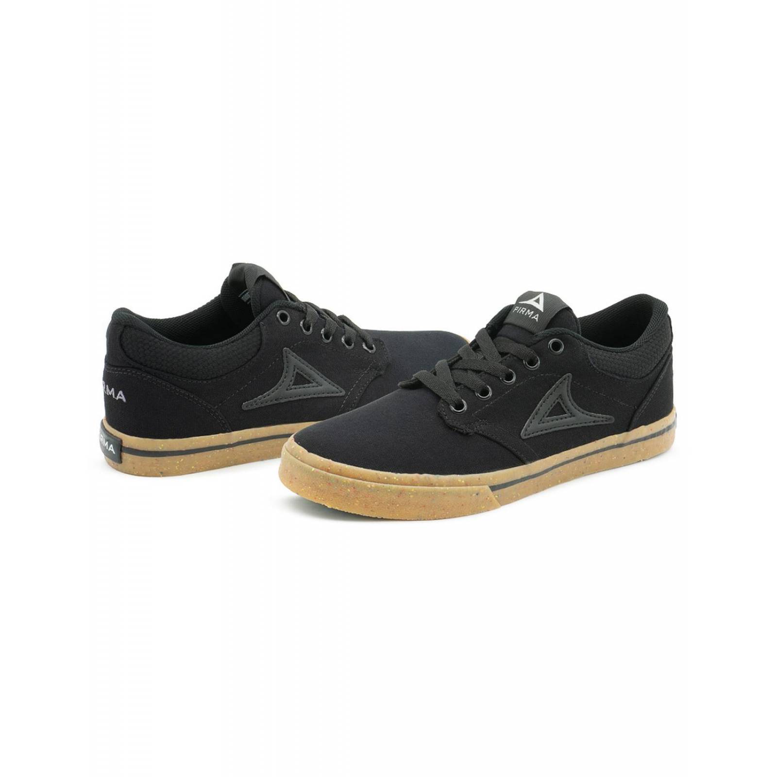 Tenis Urbano Lona Pirma Caballero Suela Goma 25-29 Negro