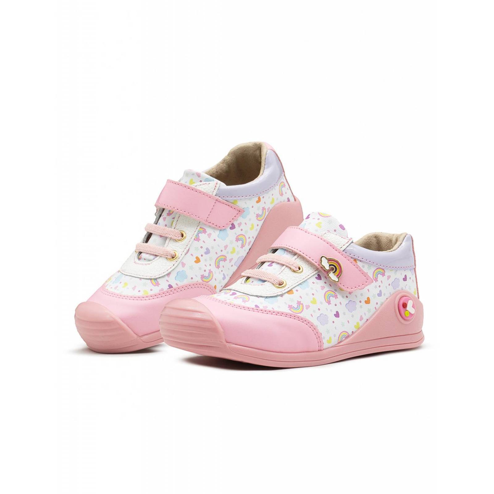 Zapato Pre Andante Para Niña Karsten Rosa Proteccion Puntera