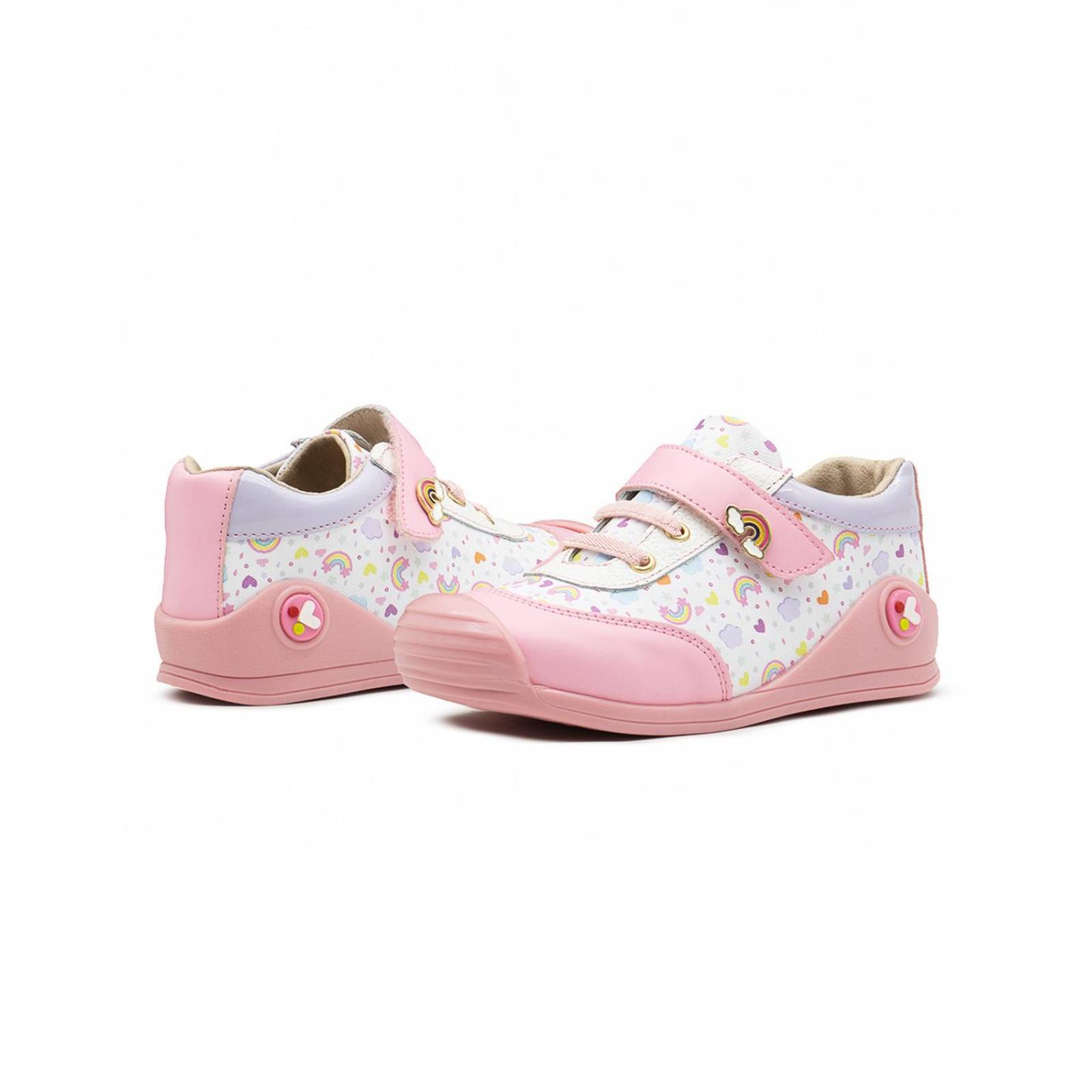 Zapato Pre Andante Para Niña Karsten Rosa Proteccion Puntera