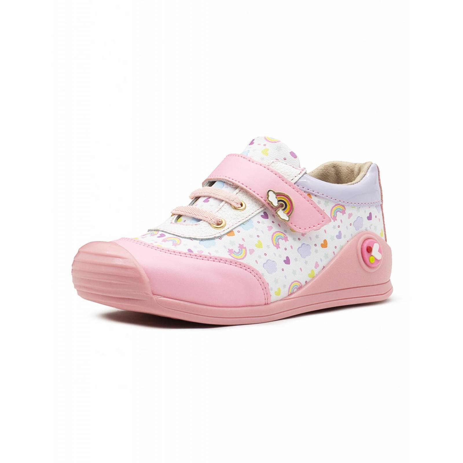 Zapato Pre Andante Para Niña Karsten Rosa Proteccion Puntera