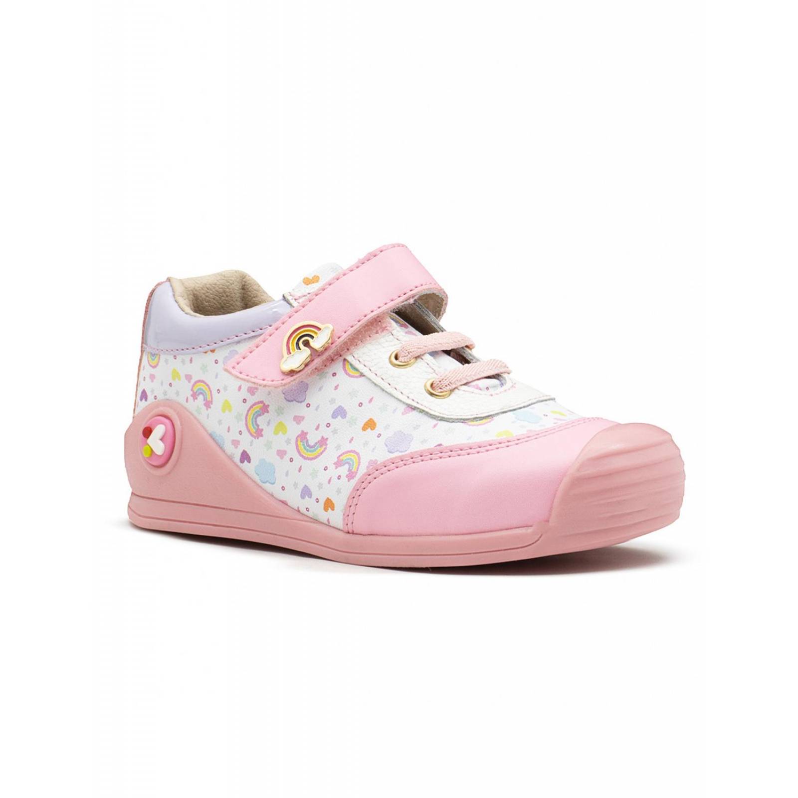 Zapato Pre Andante Para Niña Karsten Rosa Proteccion Puntera