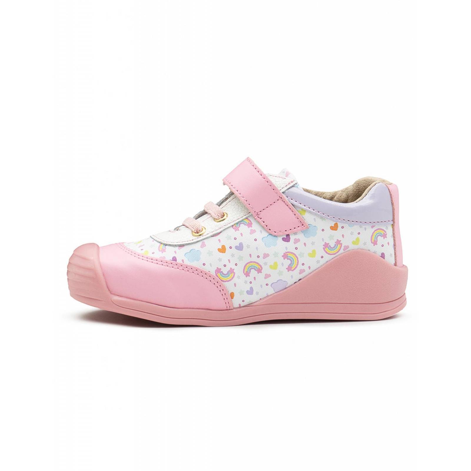 Zapato Pre Andante Para Niña Karsten Rosa Proteccion Puntera