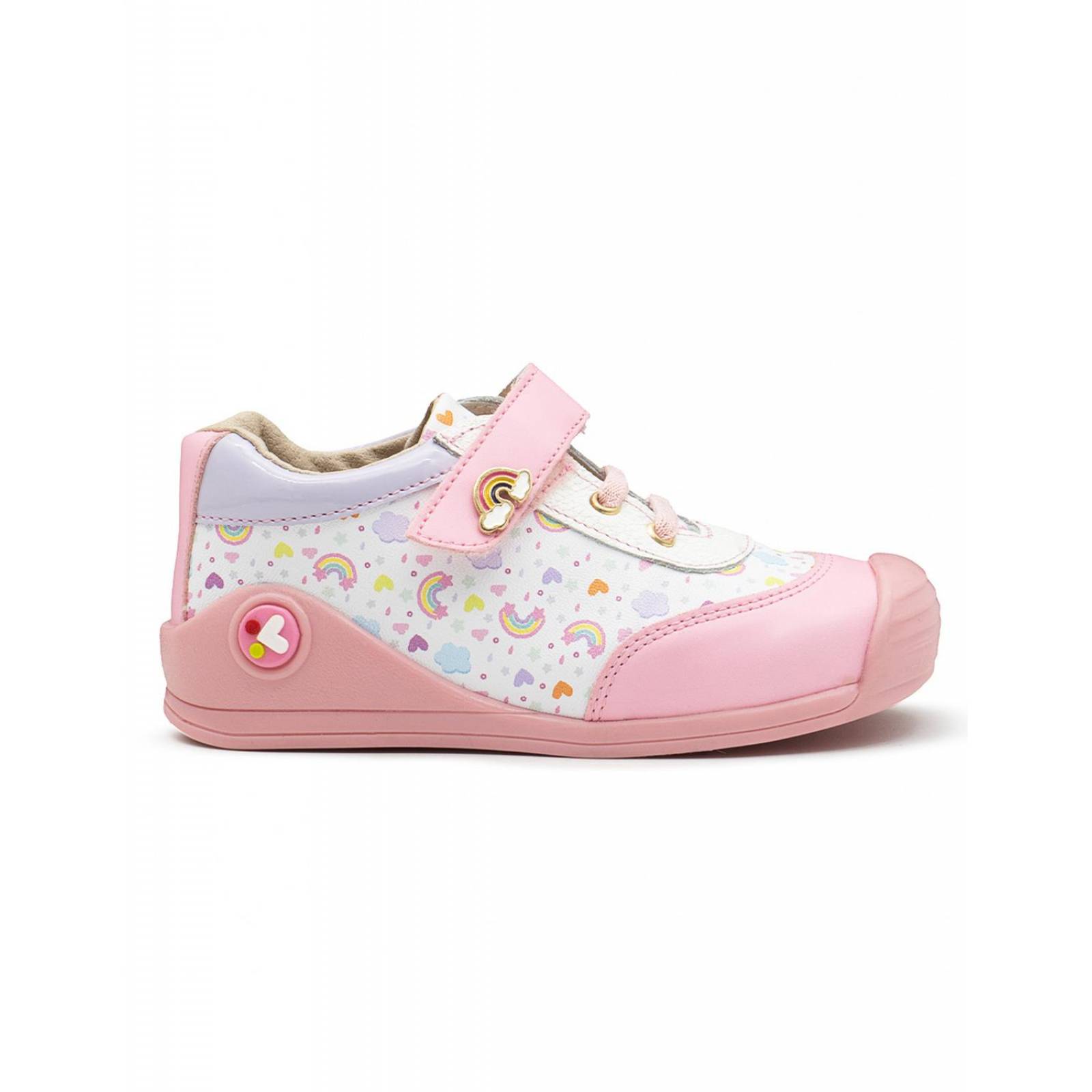 Zapato Pre Andante Para Niña Karsten Rosa Proteccion Puntera