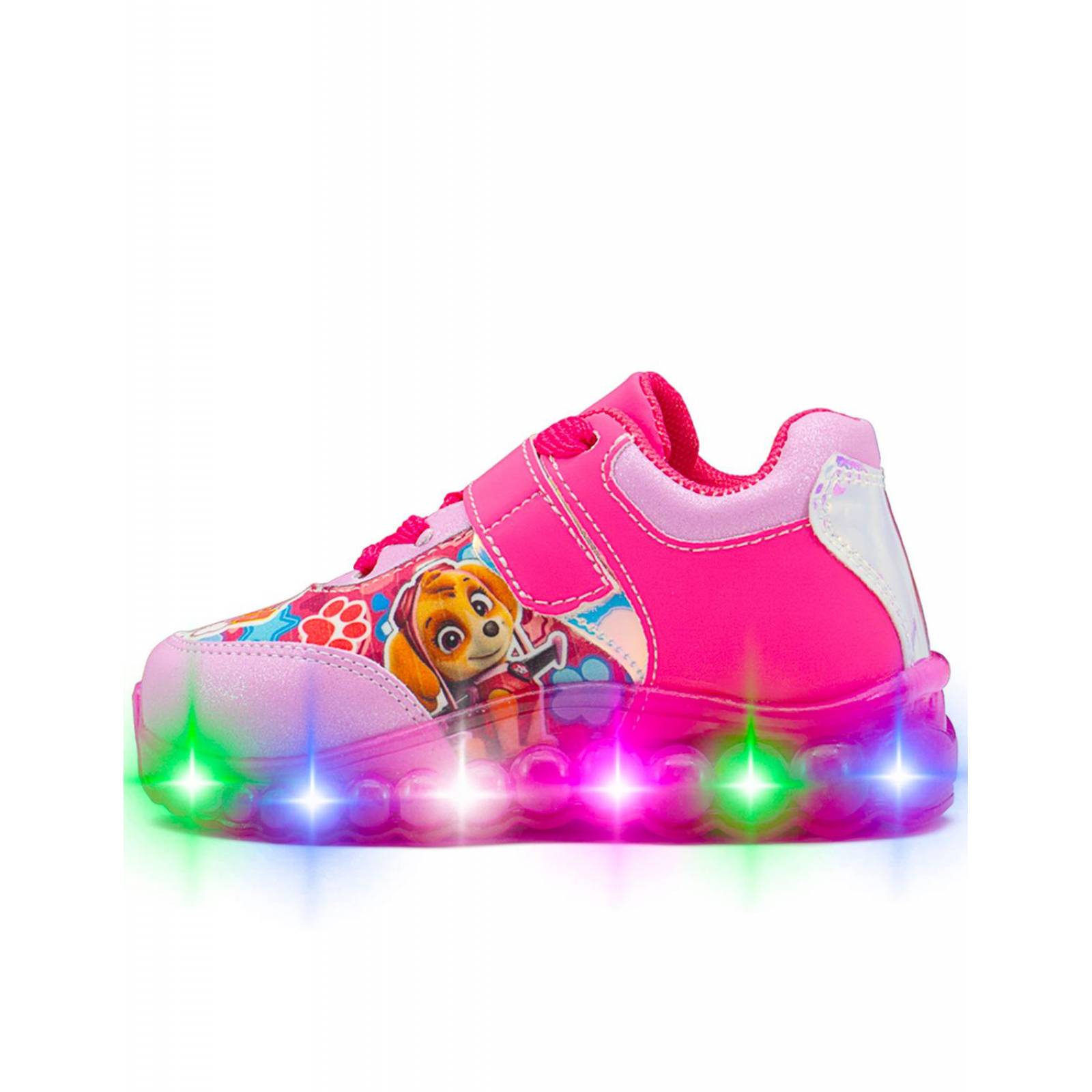 Tenis Con Luz Casuales Para Niñas Paw Patrol Skye Fiusha 