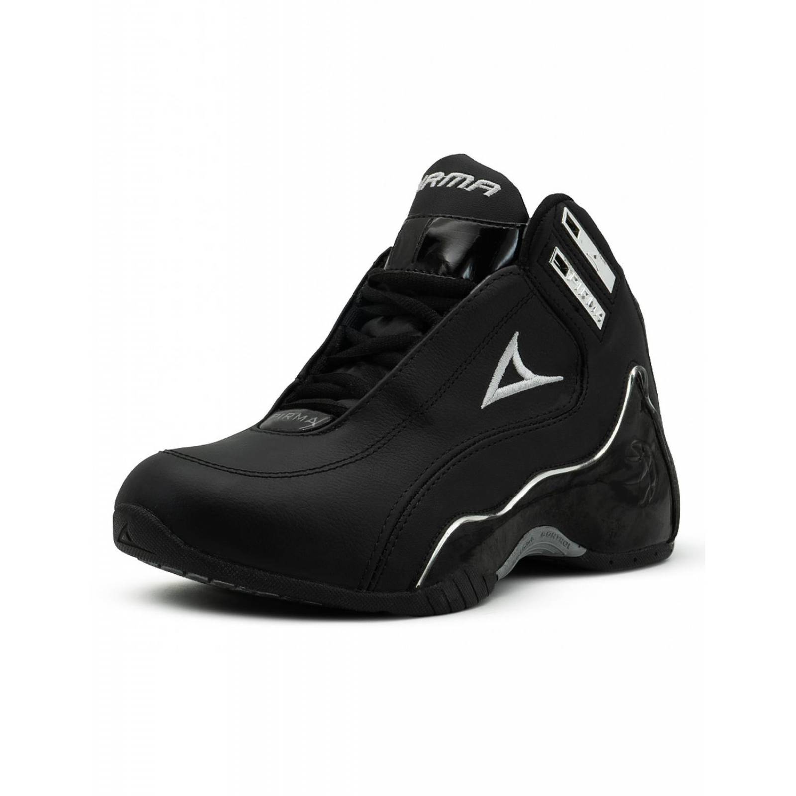 Tenis Bota Pirma Para Hombre Deportivos Basquetbol Negro 