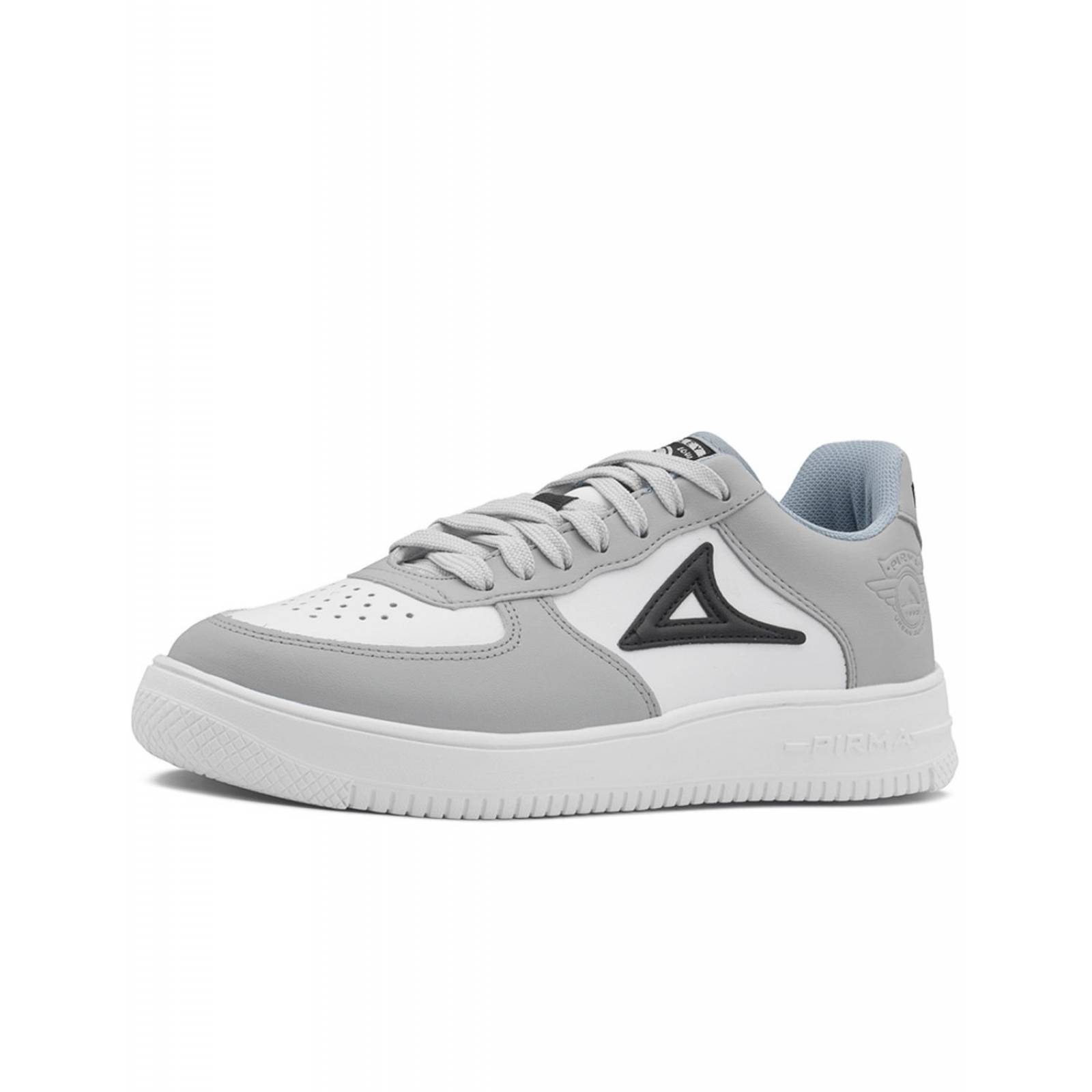 Tenis Pirma Para Hombre Casuales Urbanos Gris/Blanco 