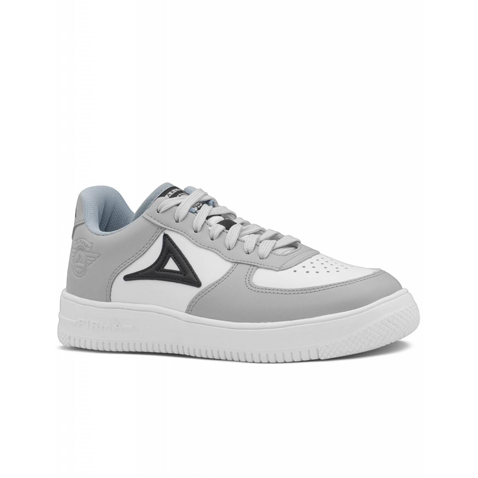 Tenis Pirma Para Hombre Casuales Urbanos Gris/Blanco 