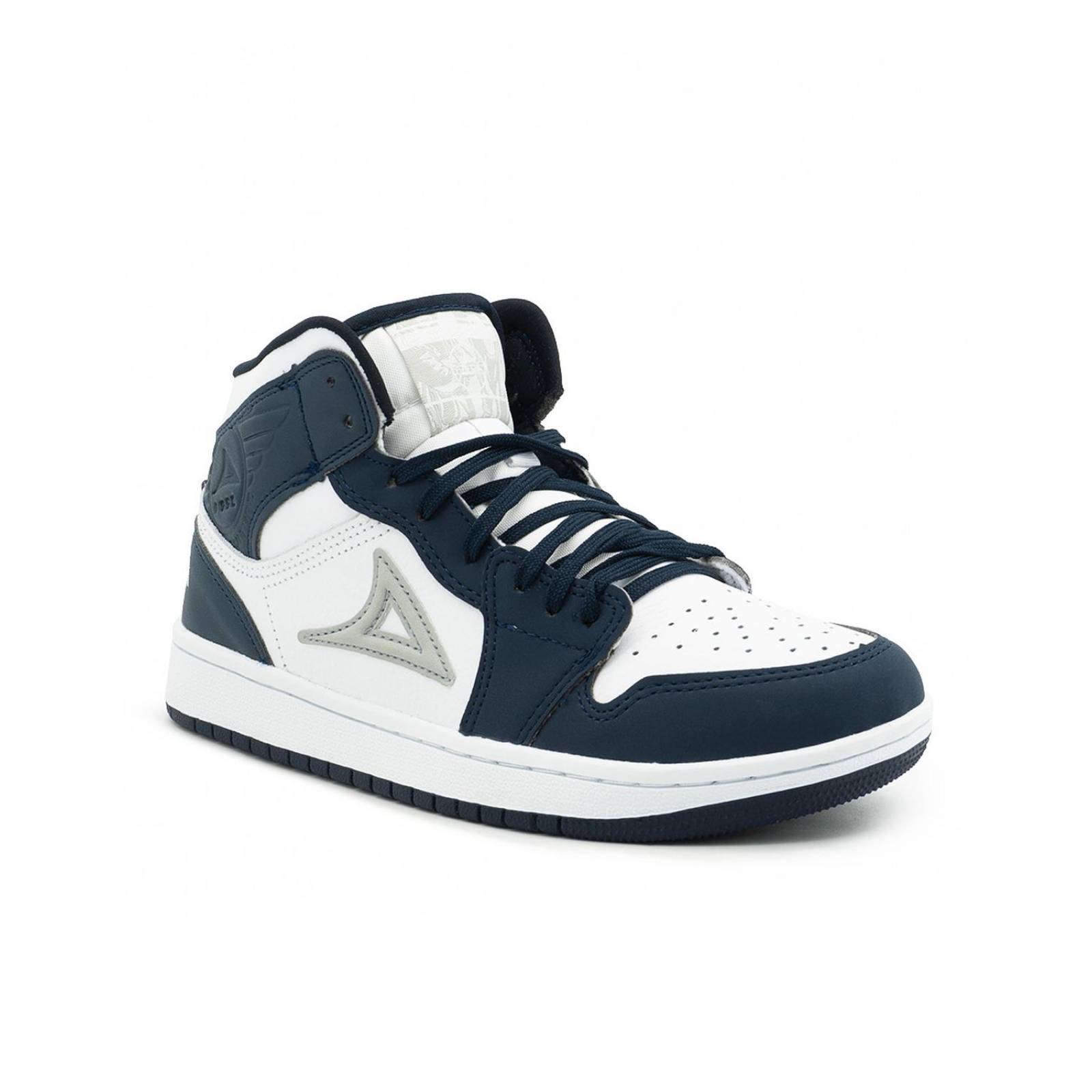 Tenis Bota Pirma Para Hombre Urbano Sneakers Blanco/Azul