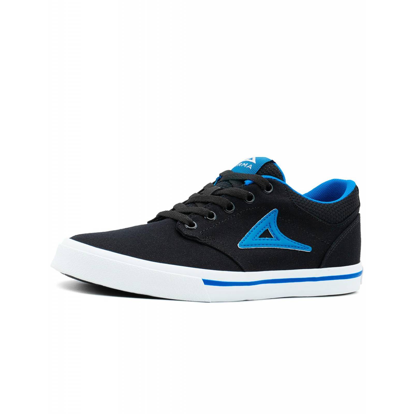 Tenis Pirma Para Hombre Urbano Skate Vulcanizados Negro/Azul 