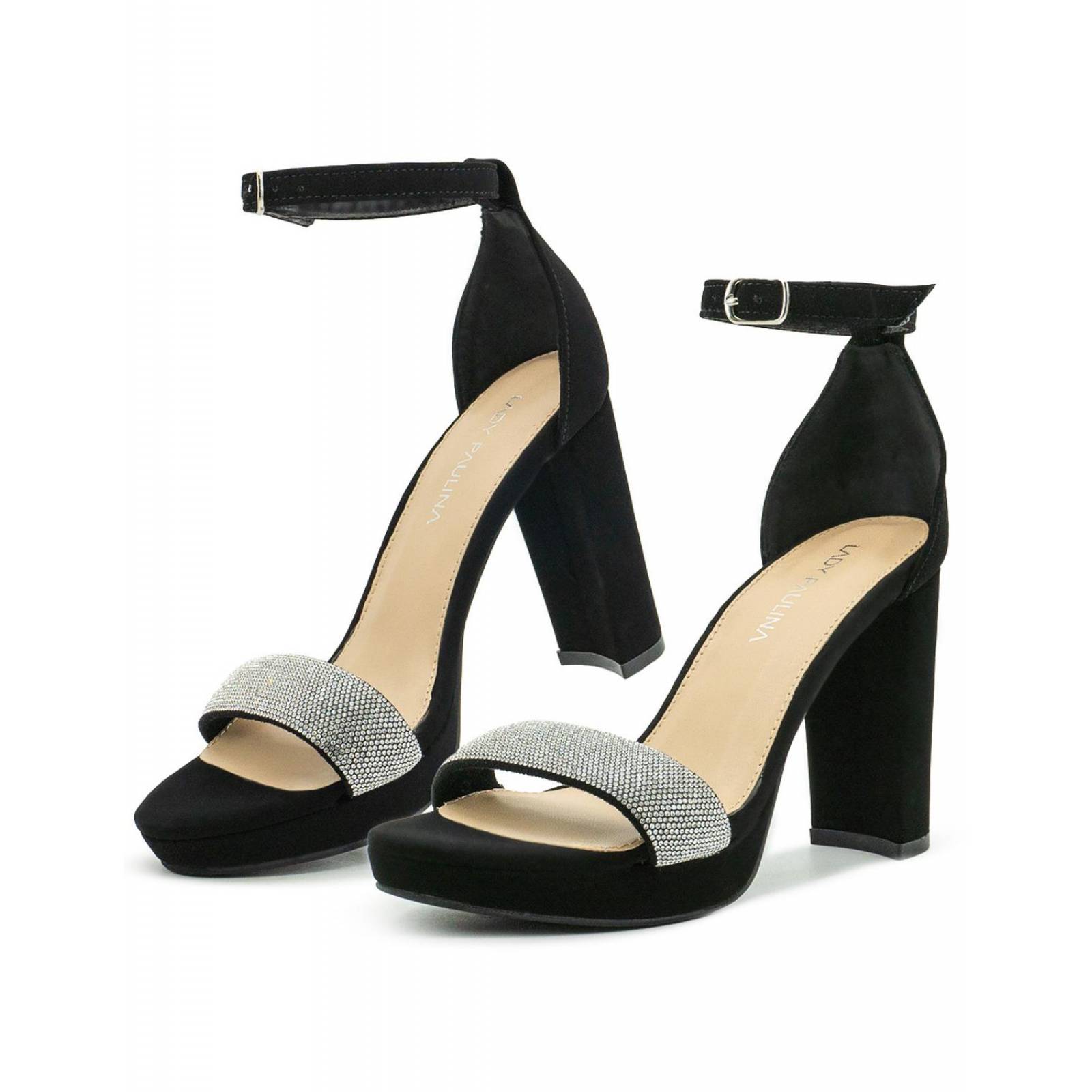 Zapatilla De Graduación Pulsera Elegante Formal Brillos 