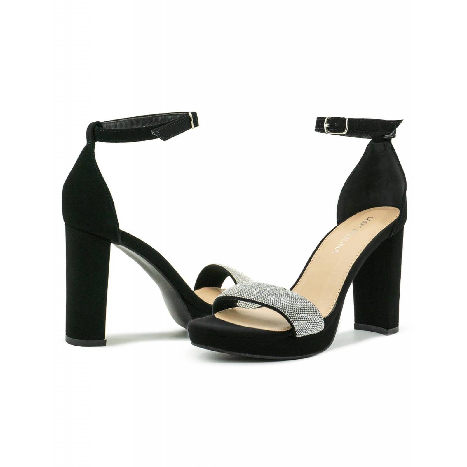 Zapatilla De Graduación Pulsera Elegante Formal Brillos 