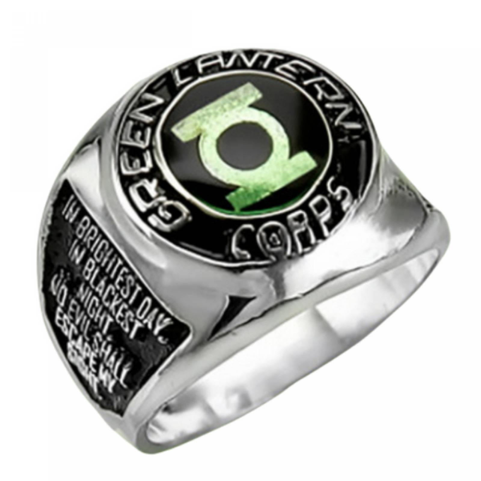 Anillo Coleccion Linterna Verde Justice League Plata
