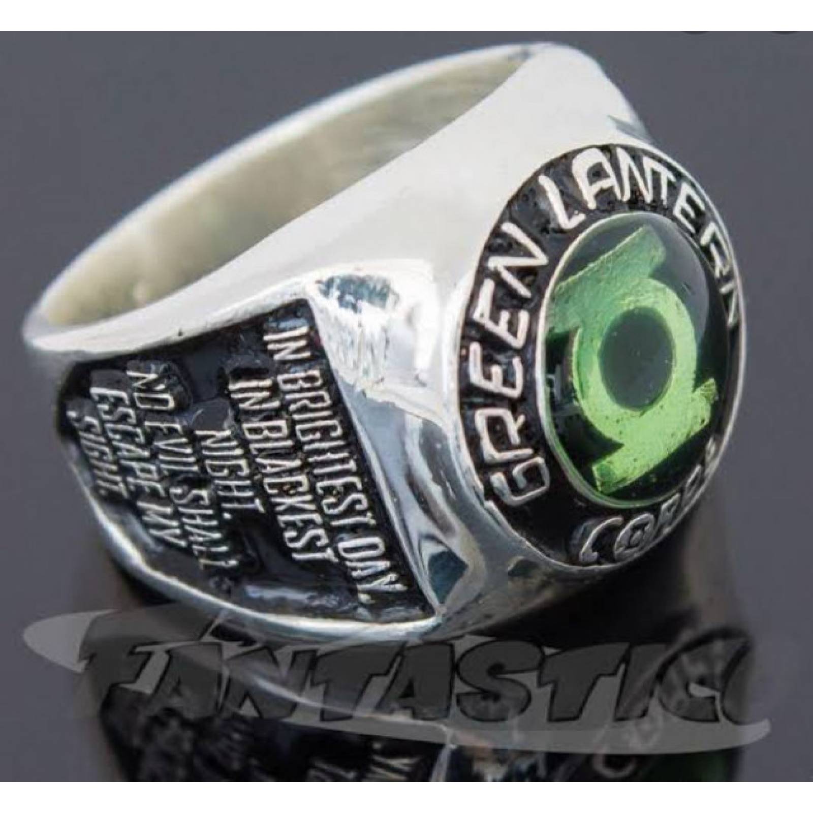 Anillo Coleccion Linterna Verde Justice League Plata