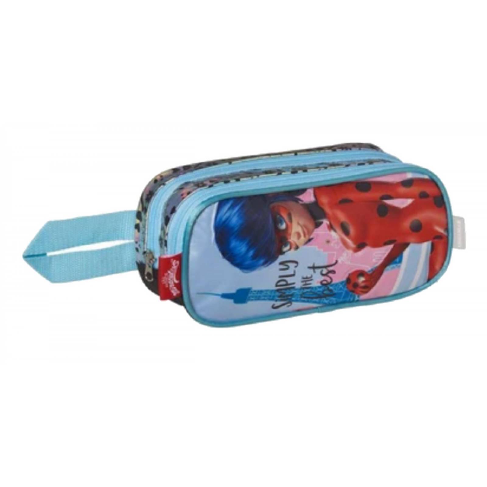 Set Combo Mochila Kinder  Lonchera Termica y Lapicera  Lady Bug Miraculous Mod. LB406S
