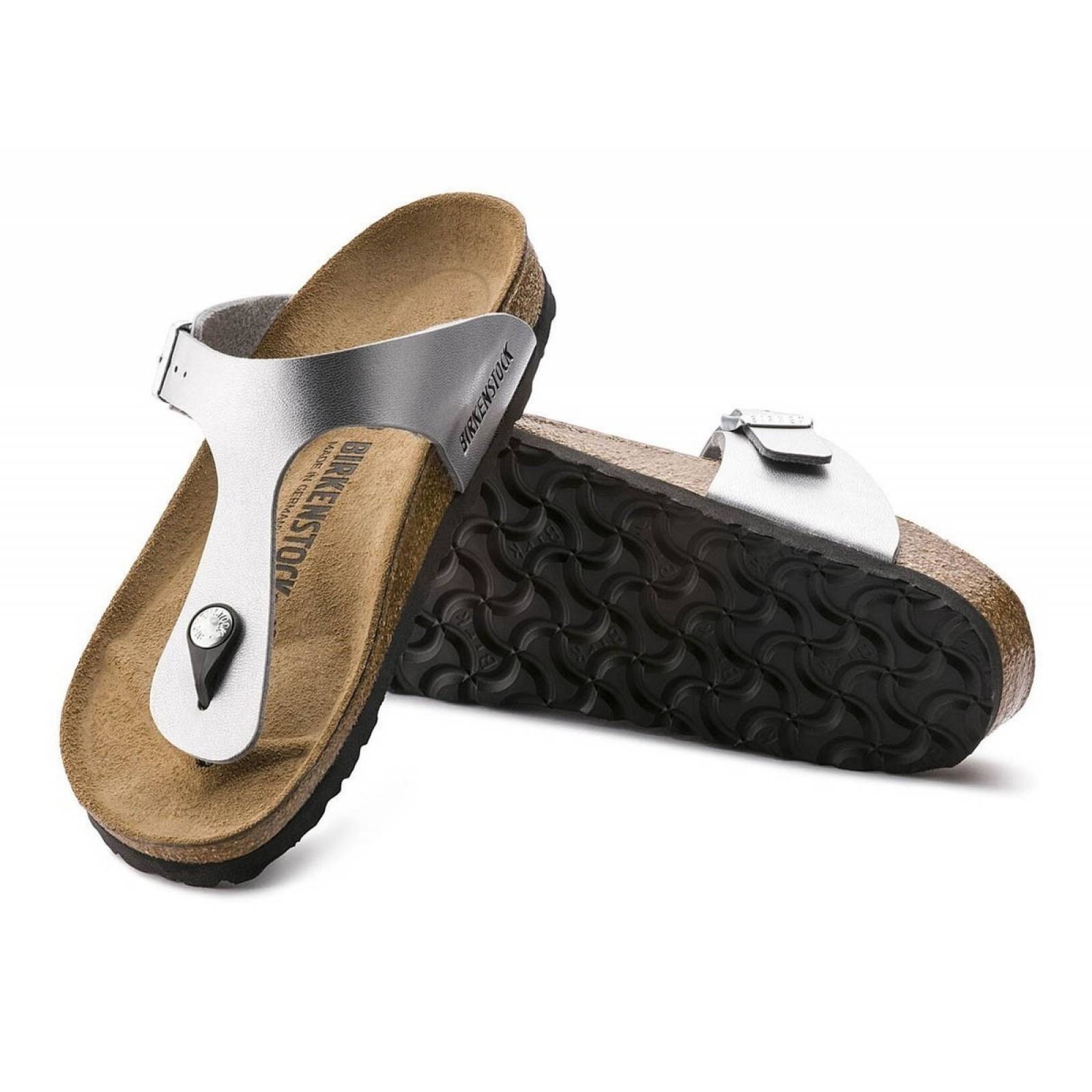 Gizeh Birko Flor  Silver  Birkenstock Mod:043851