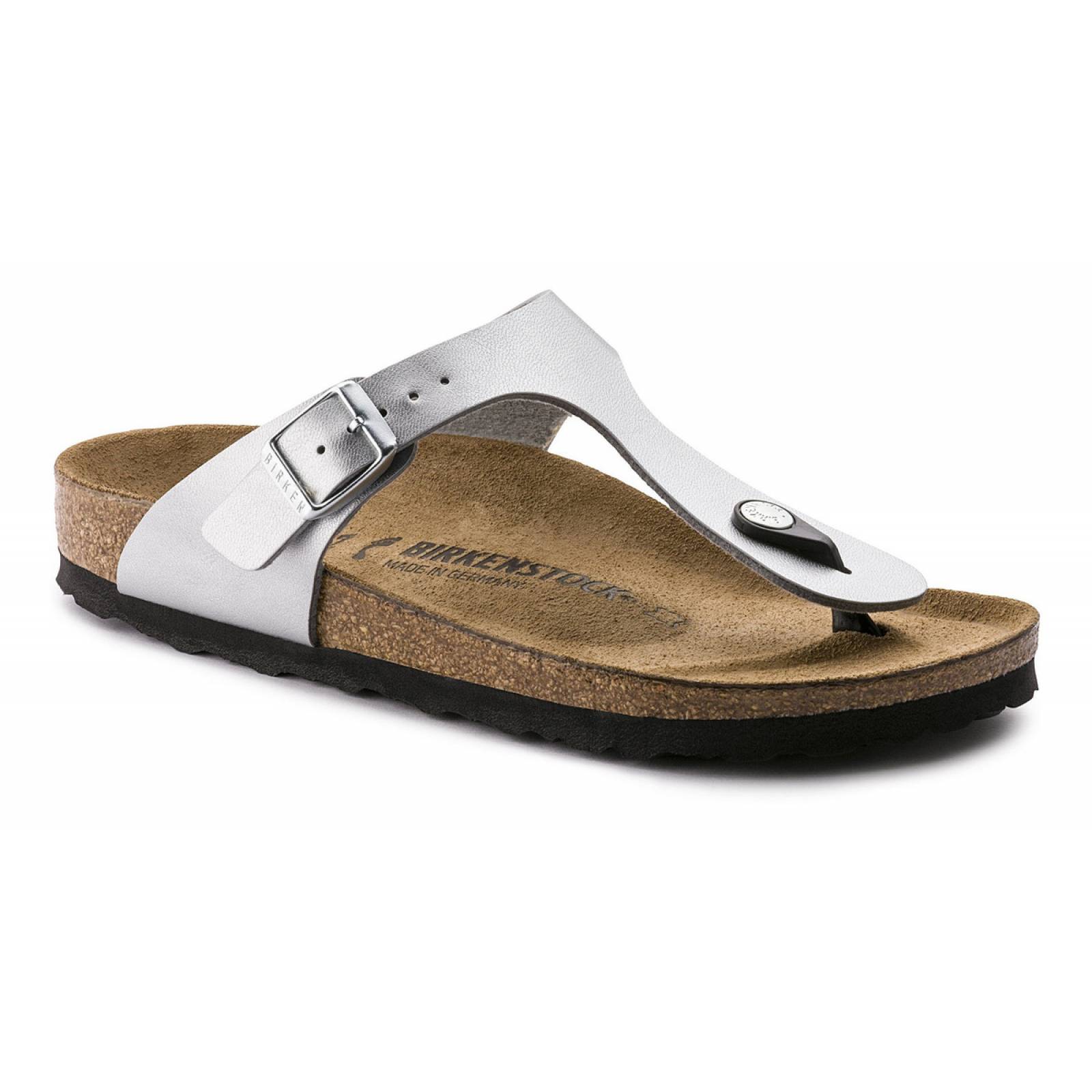 Gizeh Birko Flor  Silver  Birkenstock Mod:043851