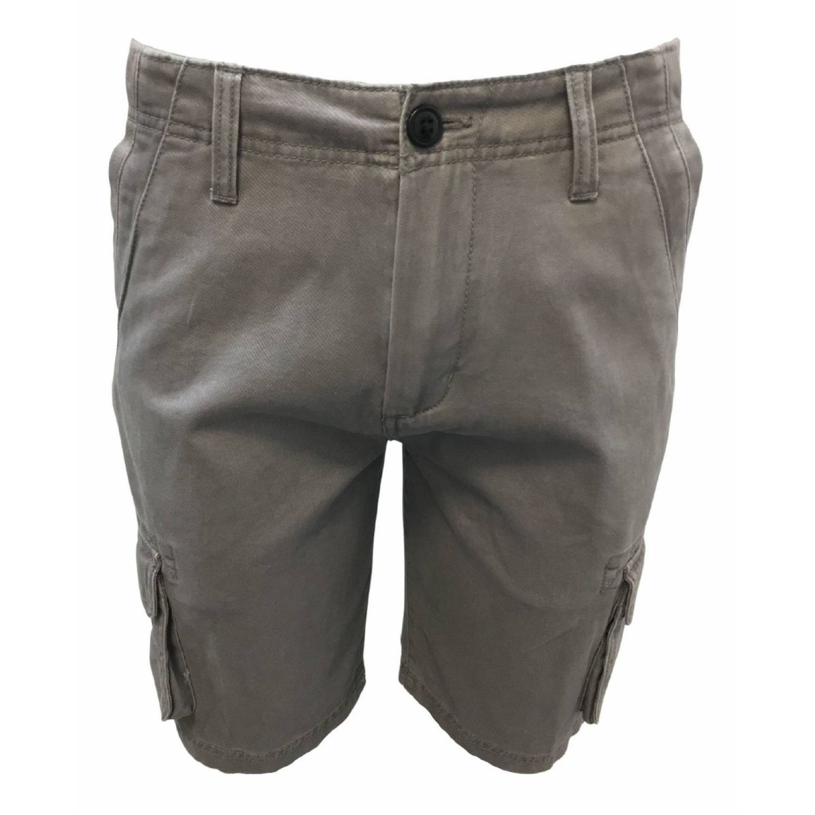 Short Bermuda Cargo Hombre Quiksilver Gris