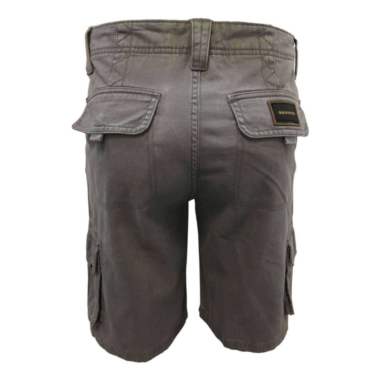 Short Bermuda Cargo Hombre Quiksilver Gris