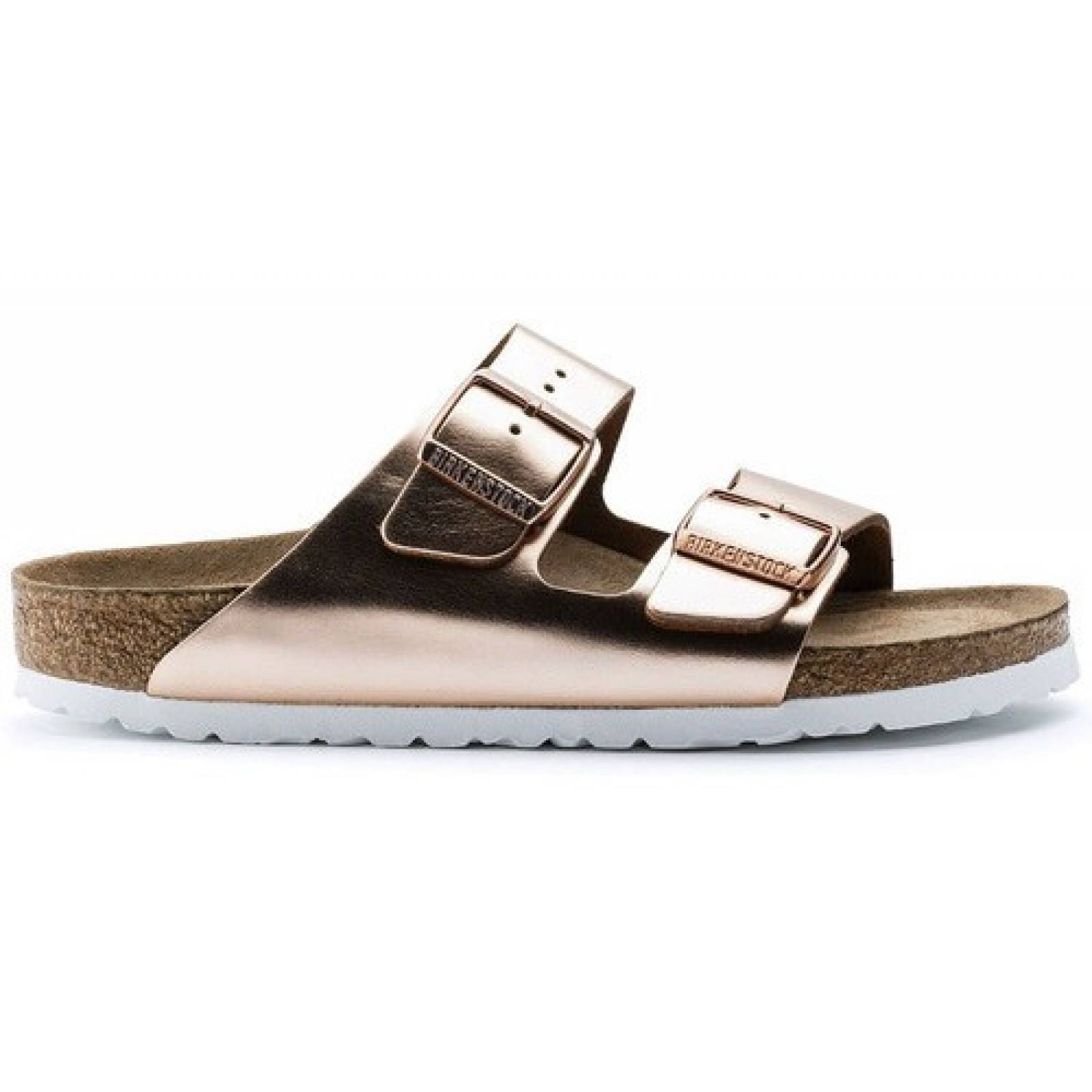Arizona Piel Metallic Copper Birkenstock 100% Original
