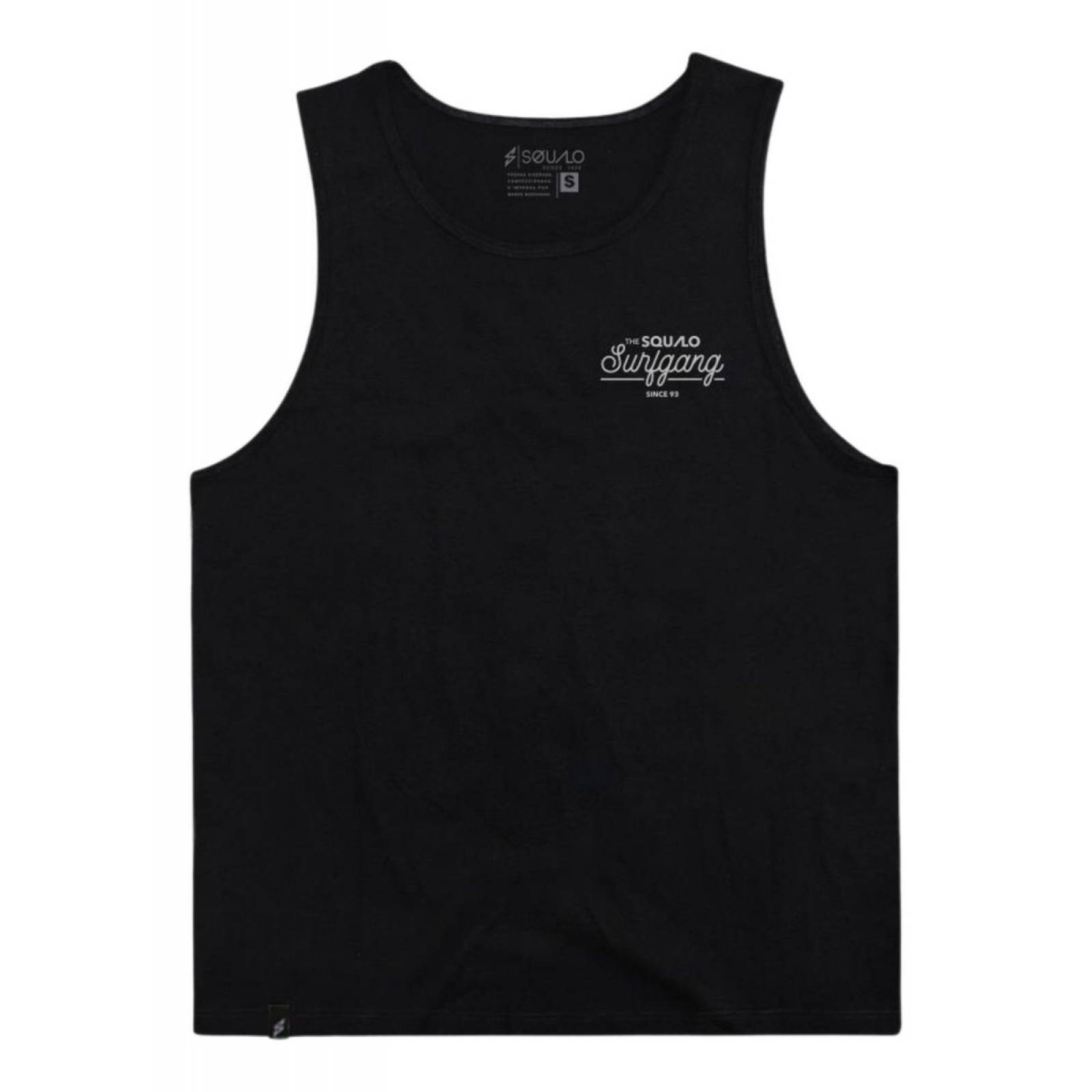 Playera Tank Sin Mangas Sport Squalo Negro - Main Image