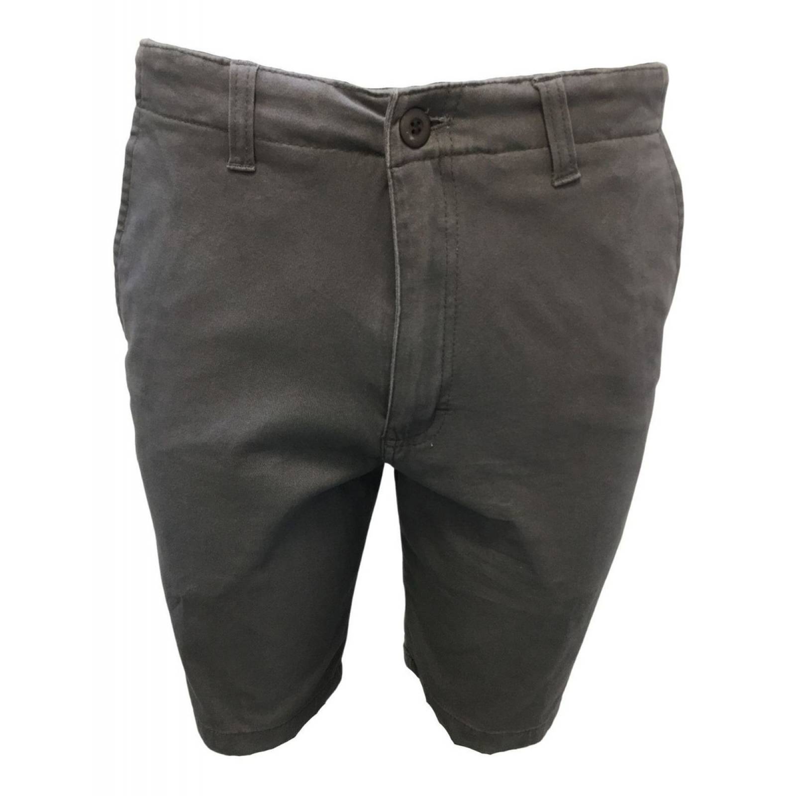 Bermuda Short De Vestir Squalo Gris