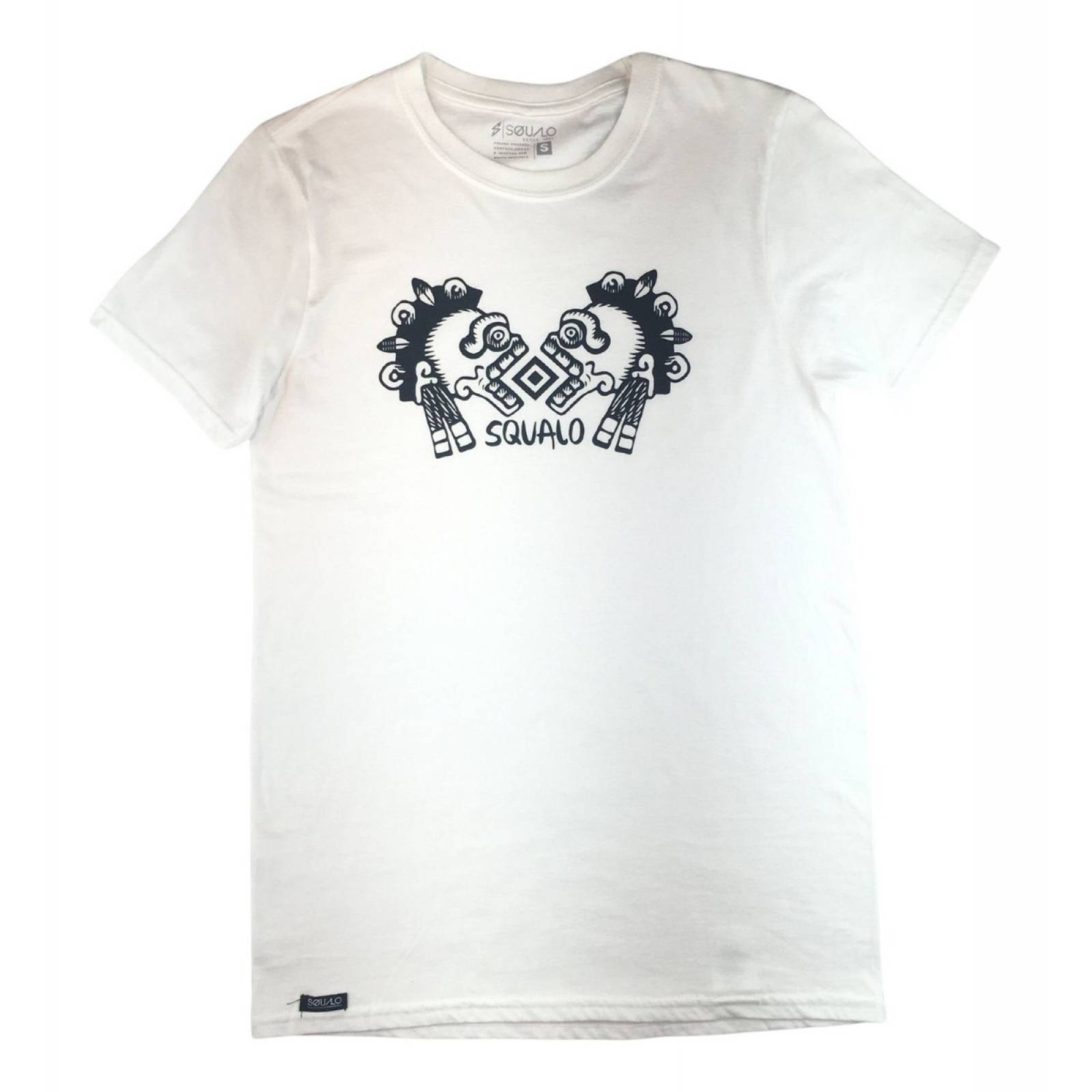 Playera Squalo Hombre Calavera Azteca