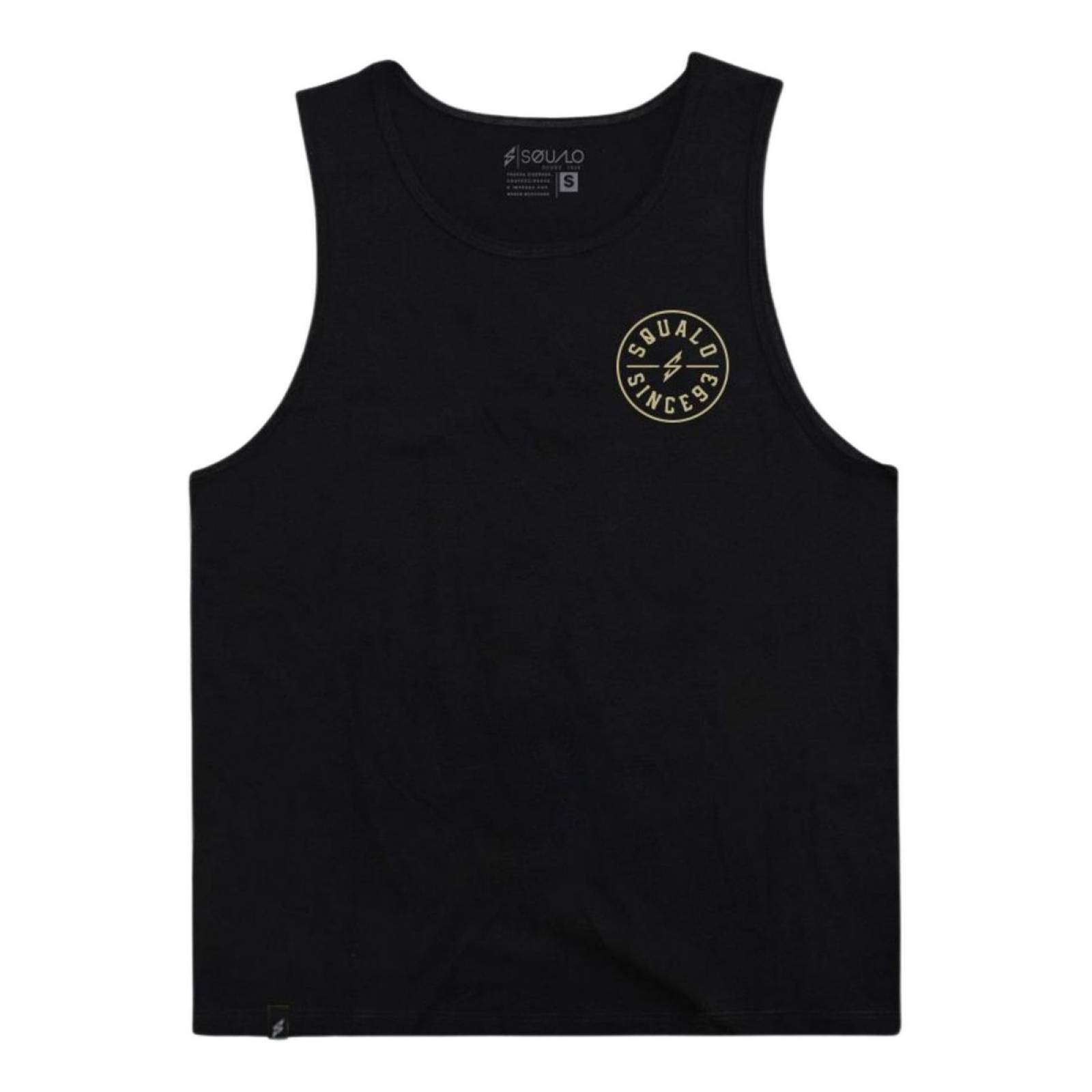 Playera Tank Sin Mangas Sport Squalo Negro