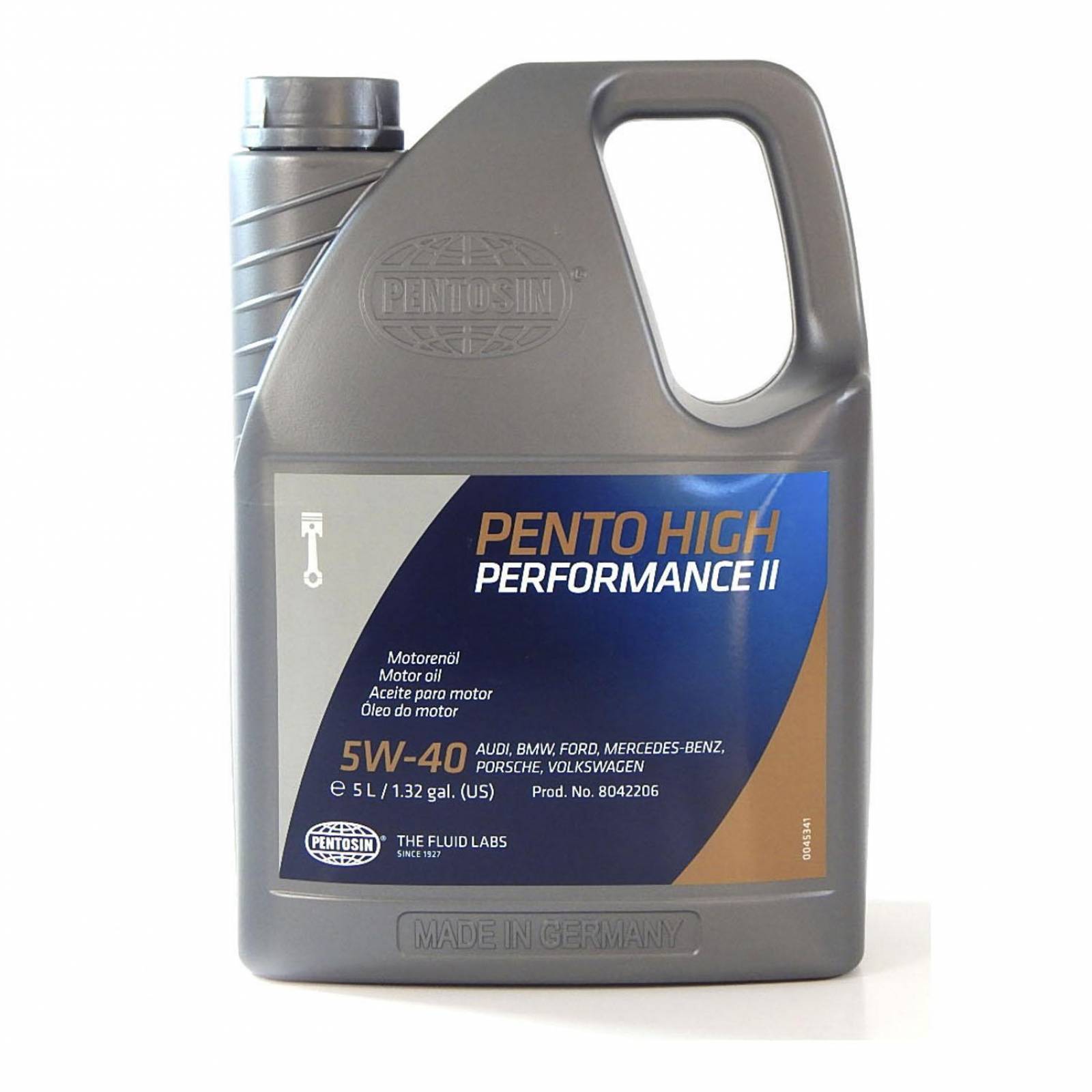 Aceite Motor Sintetico 5W-40 5 L Pentosin 