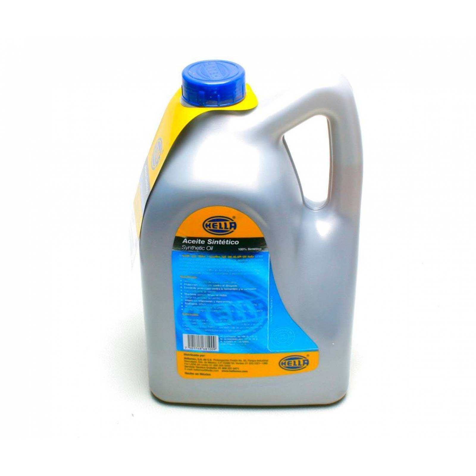 Aceite Motor 5w40 100% Sintetico Api SN 5 Lts Hella 