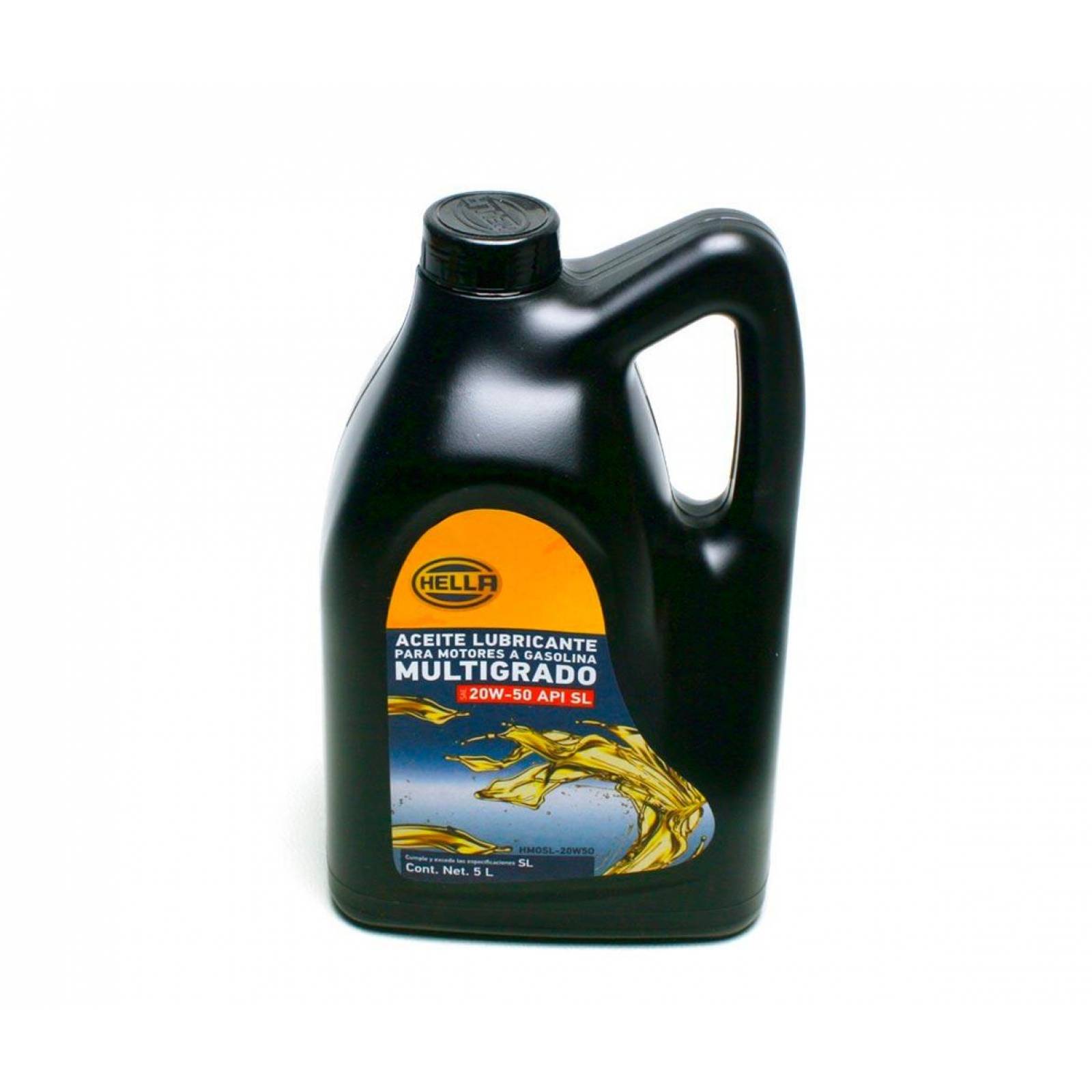 Aceite Motor 20w50 Mineral Multigrado Api SL 5 Litros Hella
