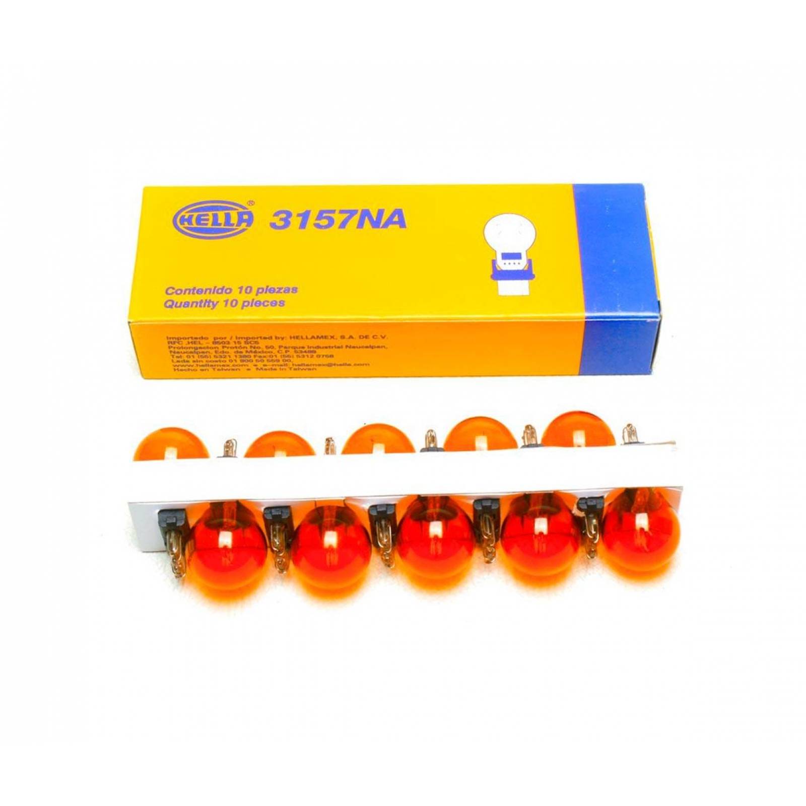 Foco 3157NA Standard 27/7 Watts 10 Focos Hella 