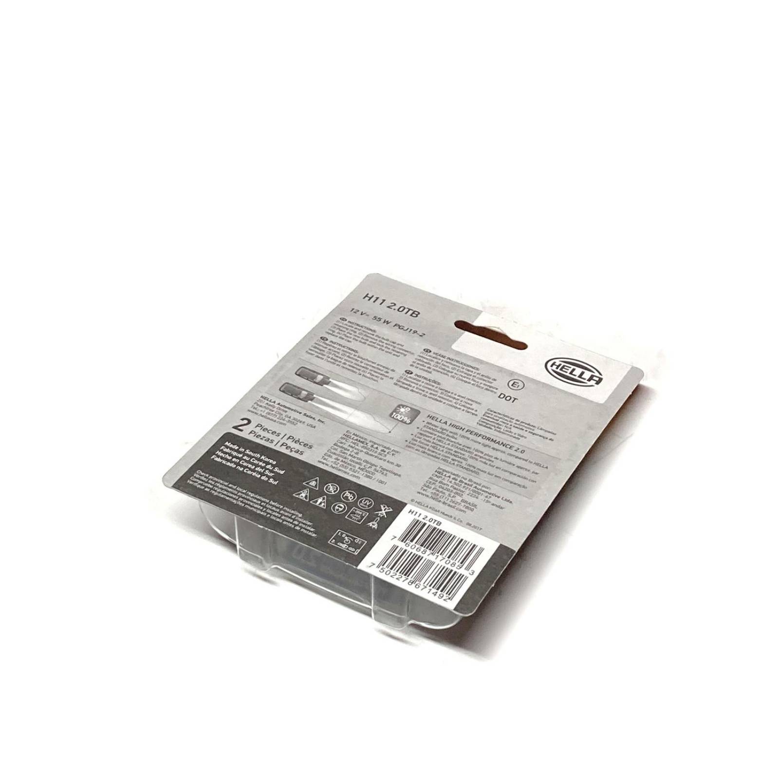 Foco H11 Standard 55 Watts Hella 