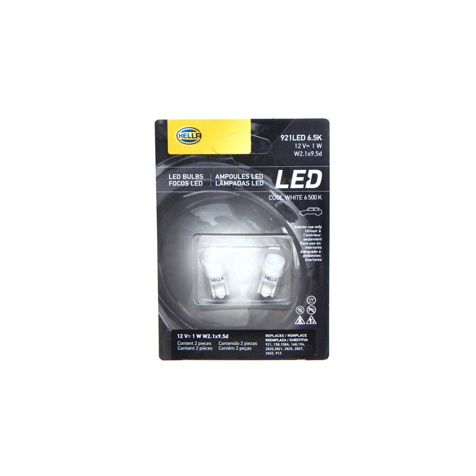 Foco 921LED6.5K Led 1 Watts 2 Focos Hella 