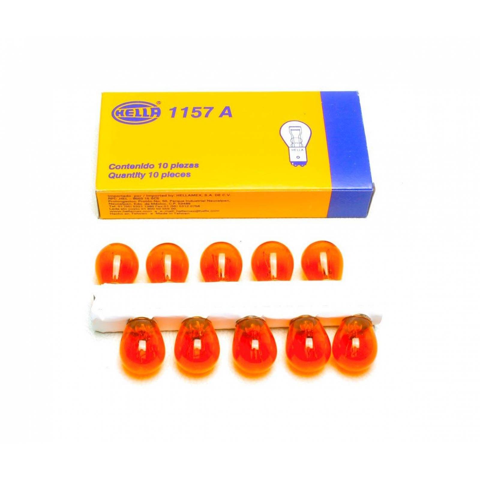 Foco 1157 A Standard 27/9 Watts 10 Focos Hella