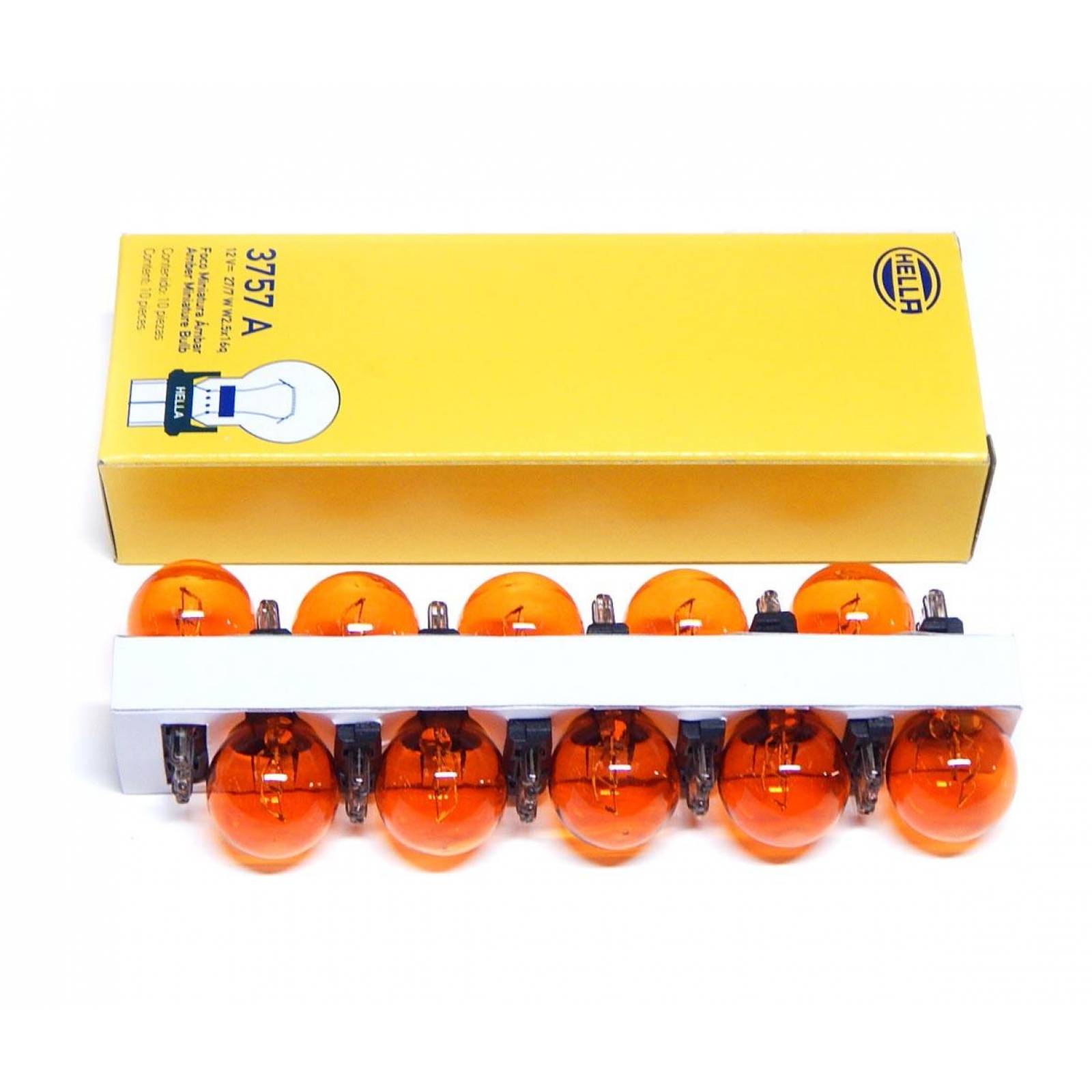 Foco 3757 A Standard 27/7 Watts 10 Focos Hella 