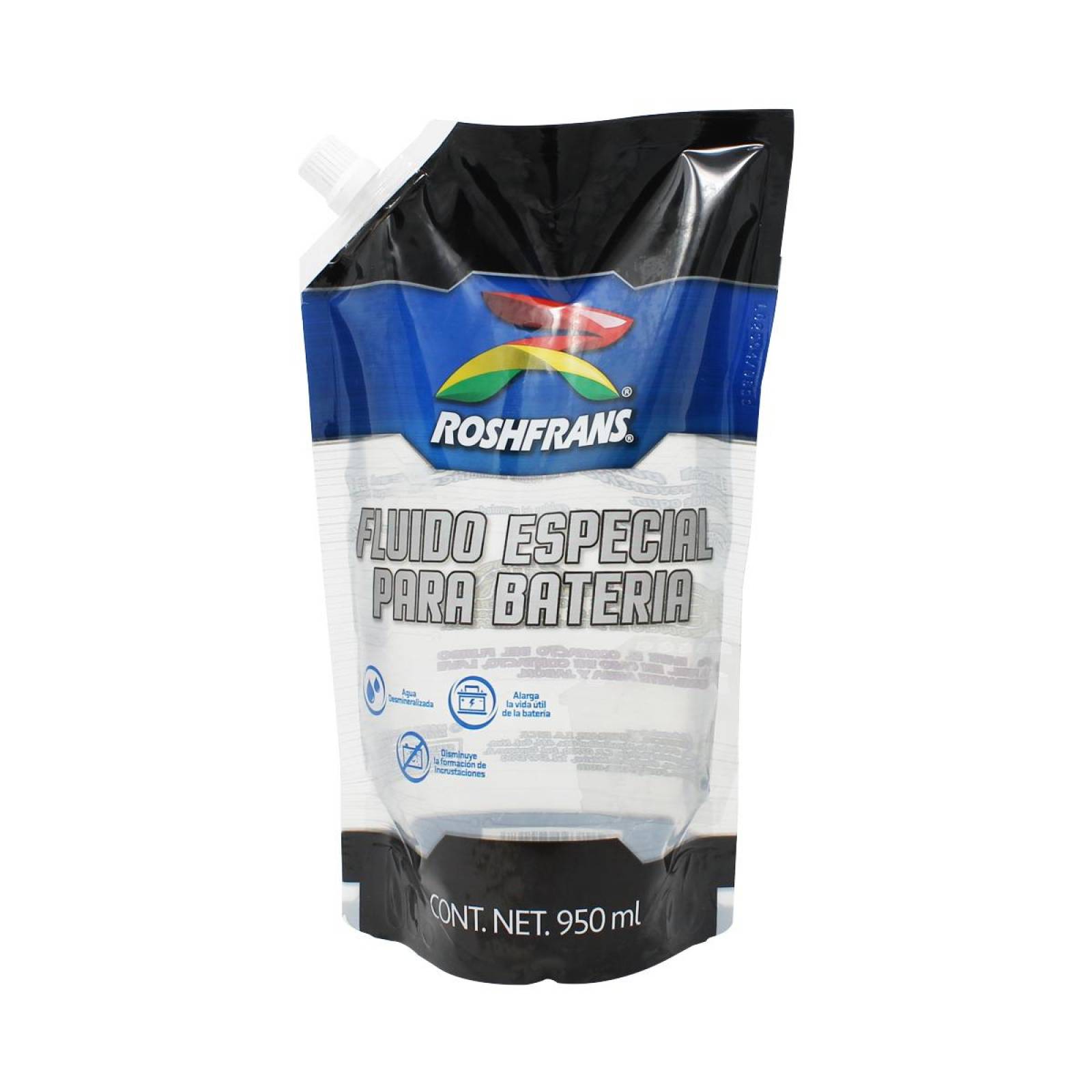 Liquido Bateria AGUA PARA BATERIA 950 ml Roshfrans