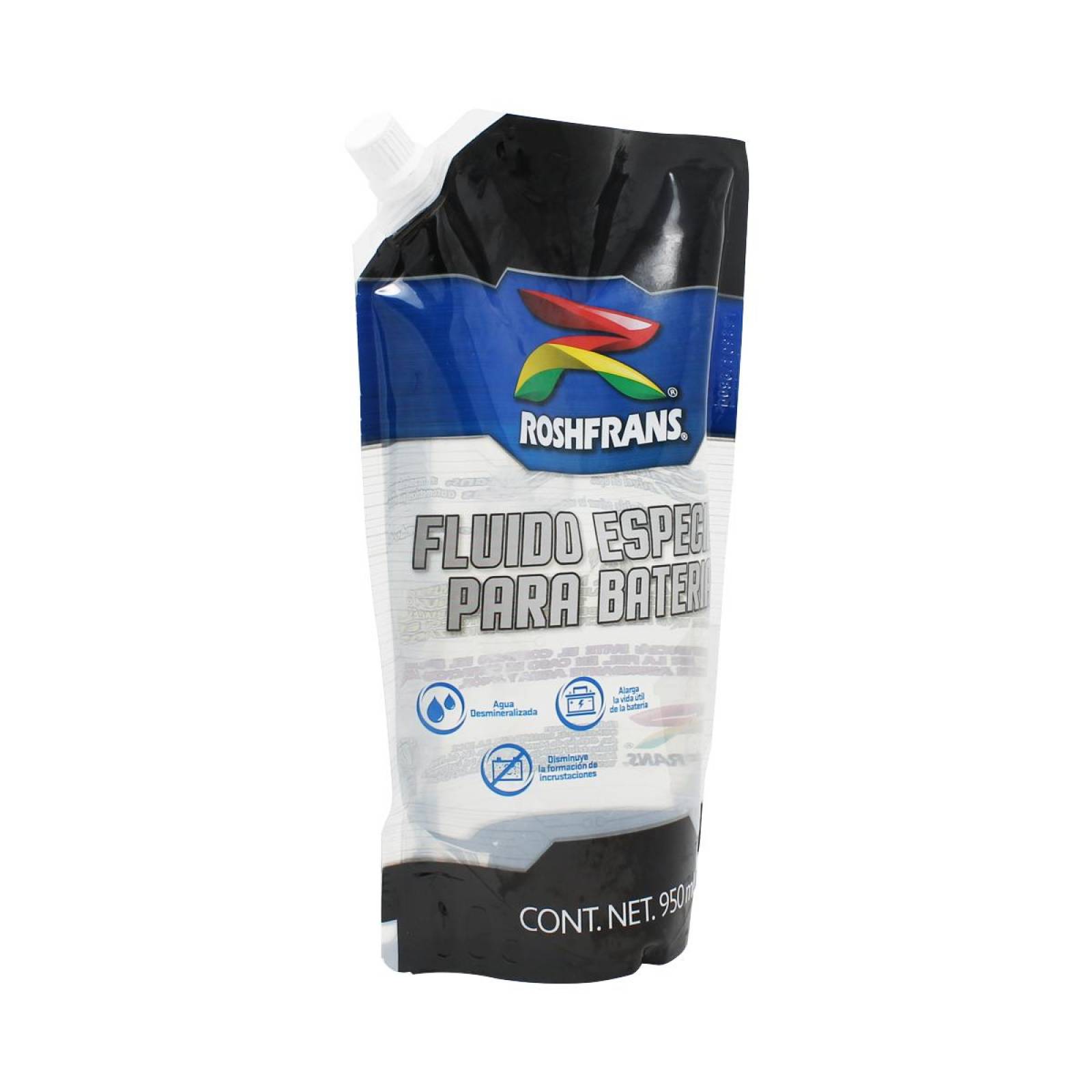 Liquido Bateria AGUA PARA BATERIA 950 ml Roshfrans