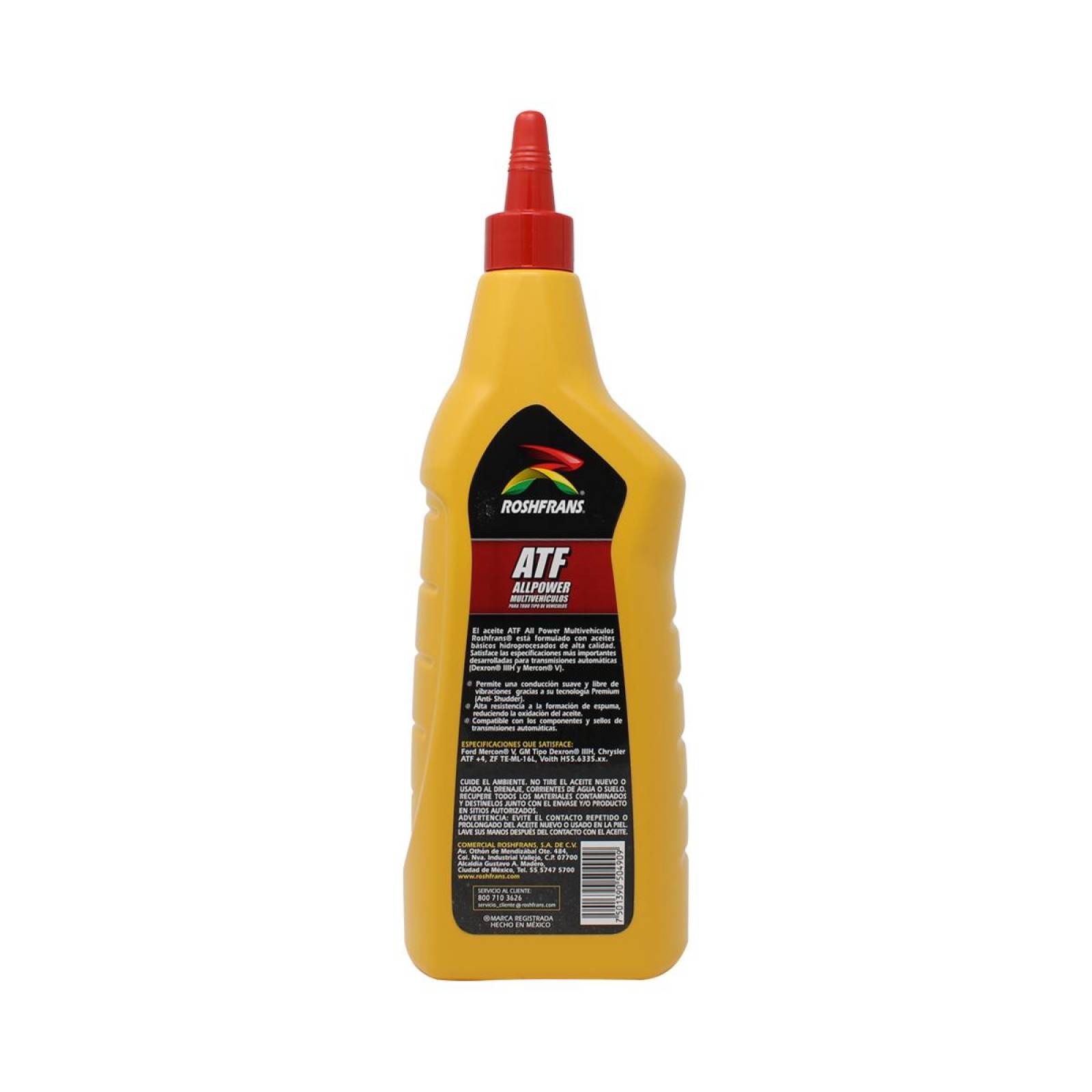 Aceite Transmision Automatica ATF ALL POWER MULTIVEHICULOS 950 ml Roshfrans 