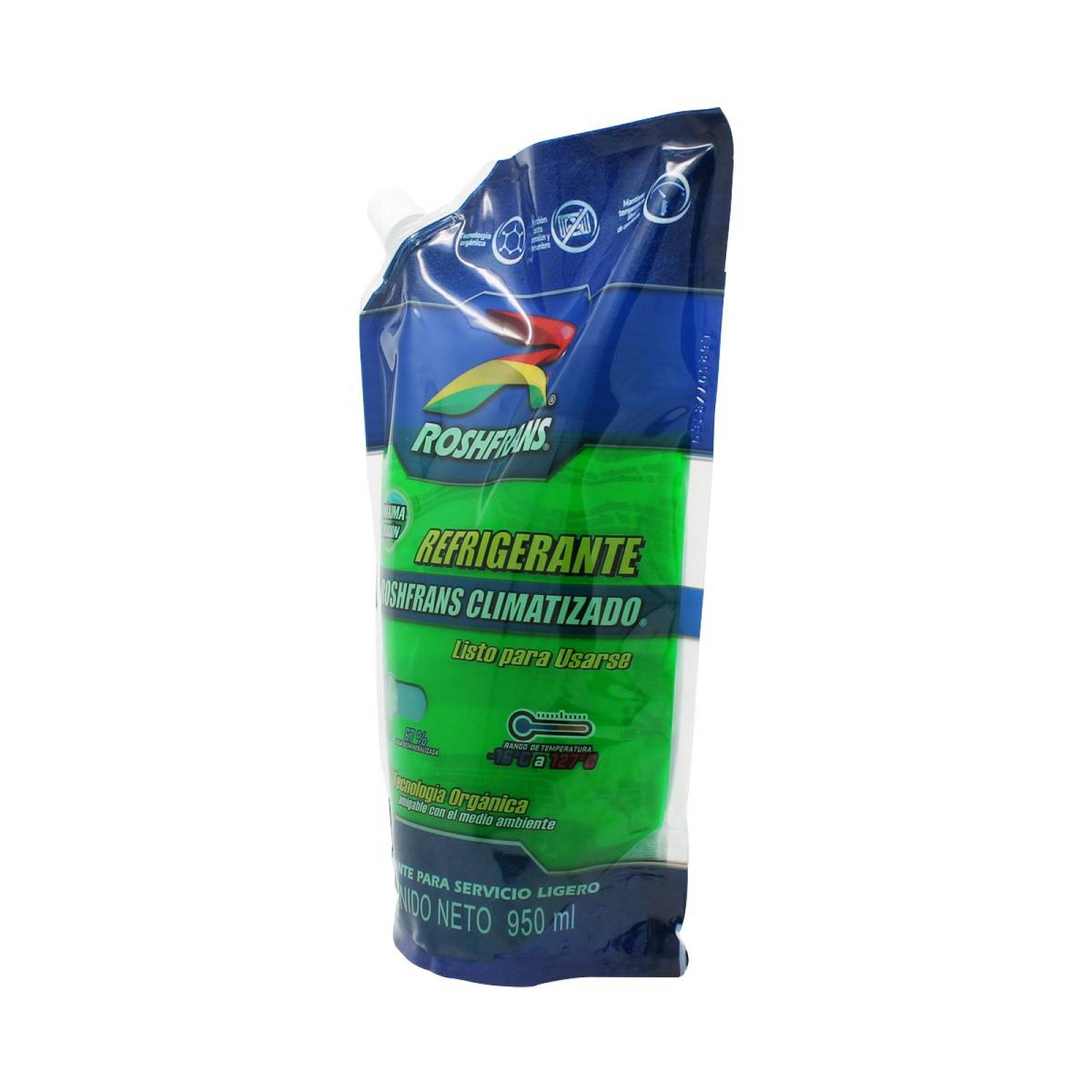 Anticongelante Verde CLIMATIZADO 950 ml Roshfrans 