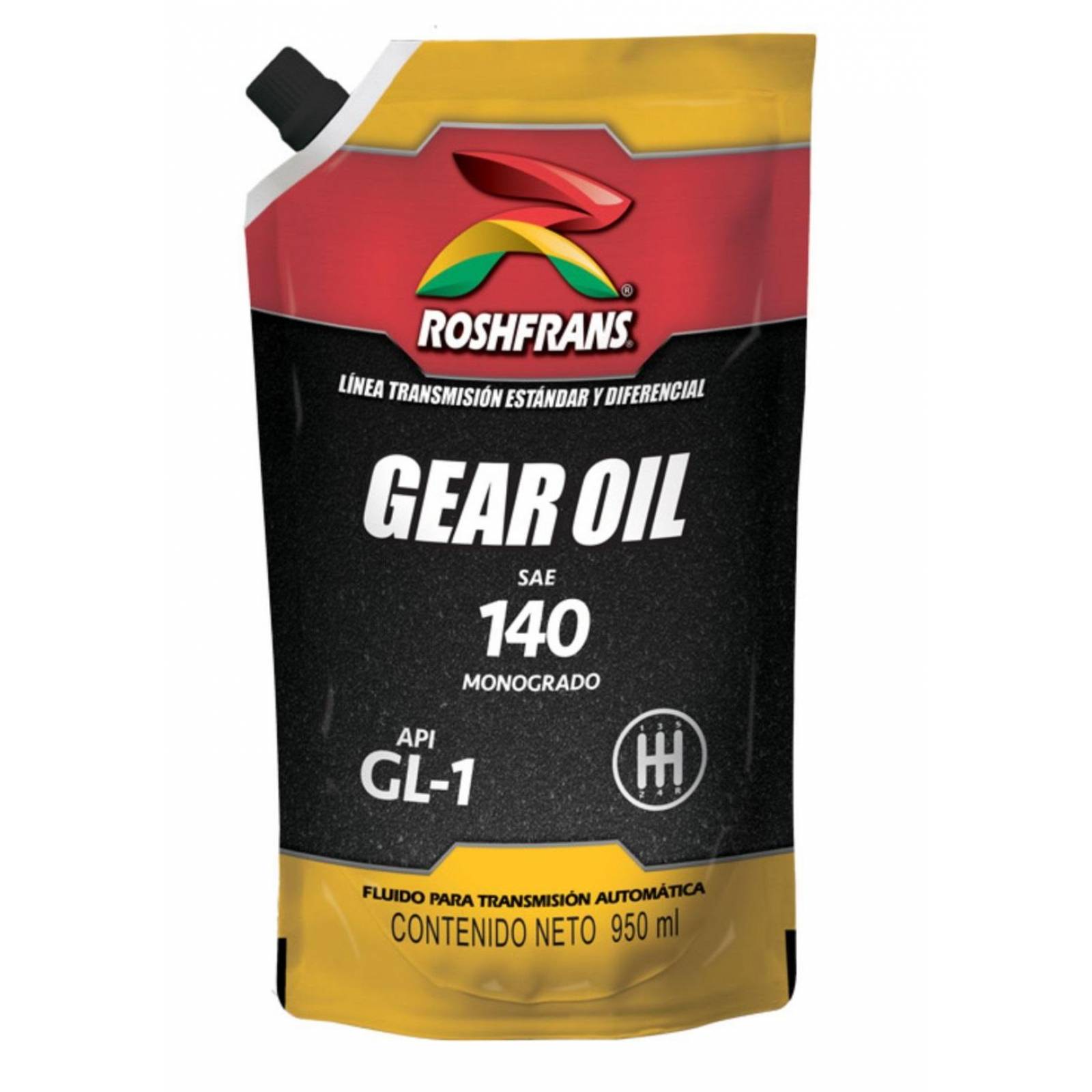 Aceite Transmision Estandar SAE 140 GEAR OIL 950 ml Roshfrans 