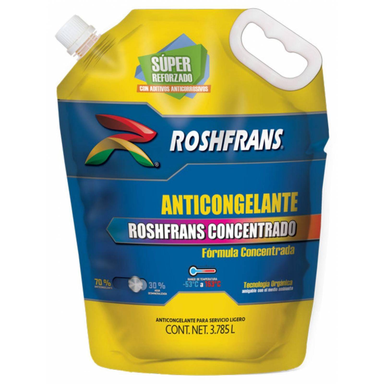 Anticongelante Azul CONCENTRADO 3.785 L Roshfrans 